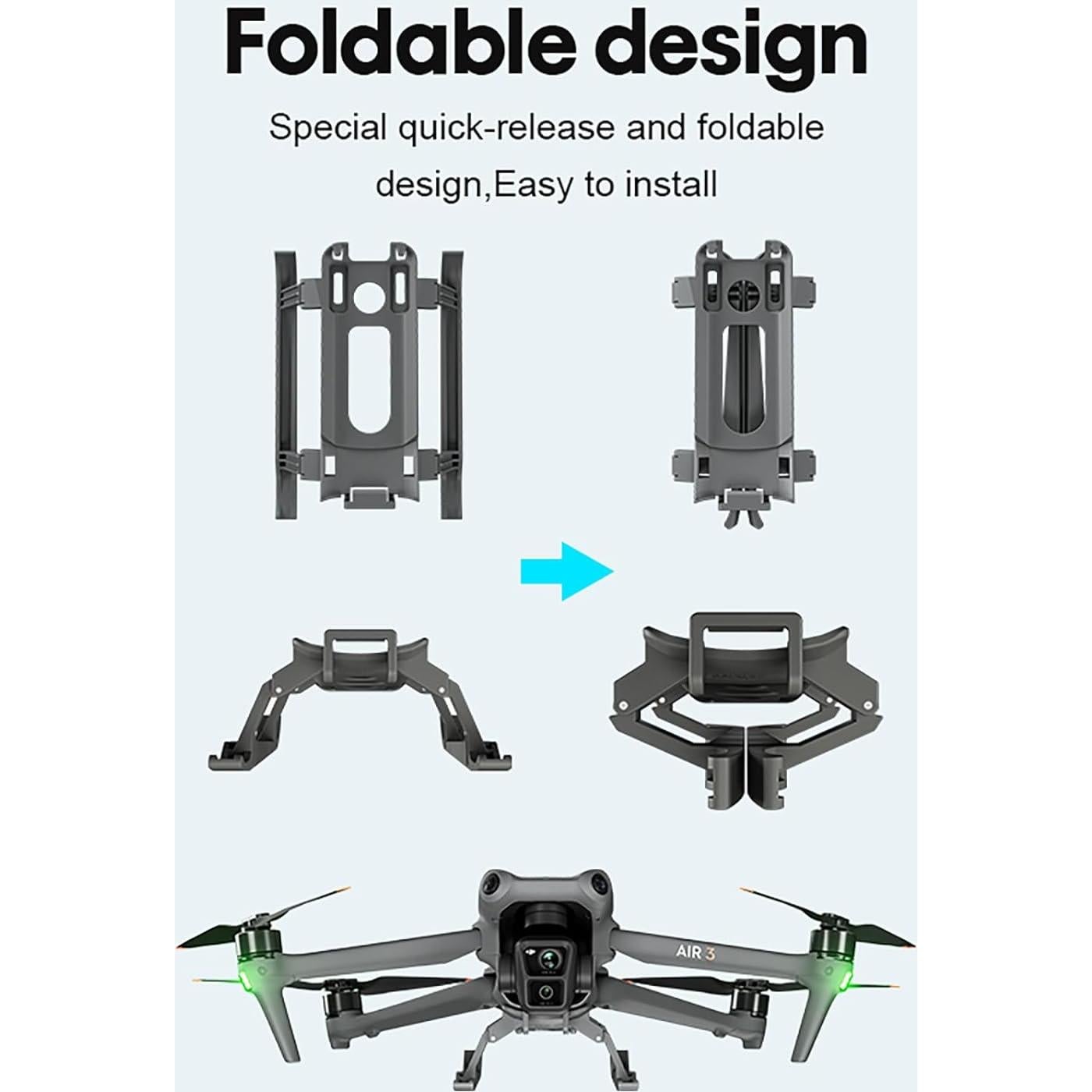 Patas de Aterrizaje Plegables LICHIFIT para DJI Air 3S / Air 3