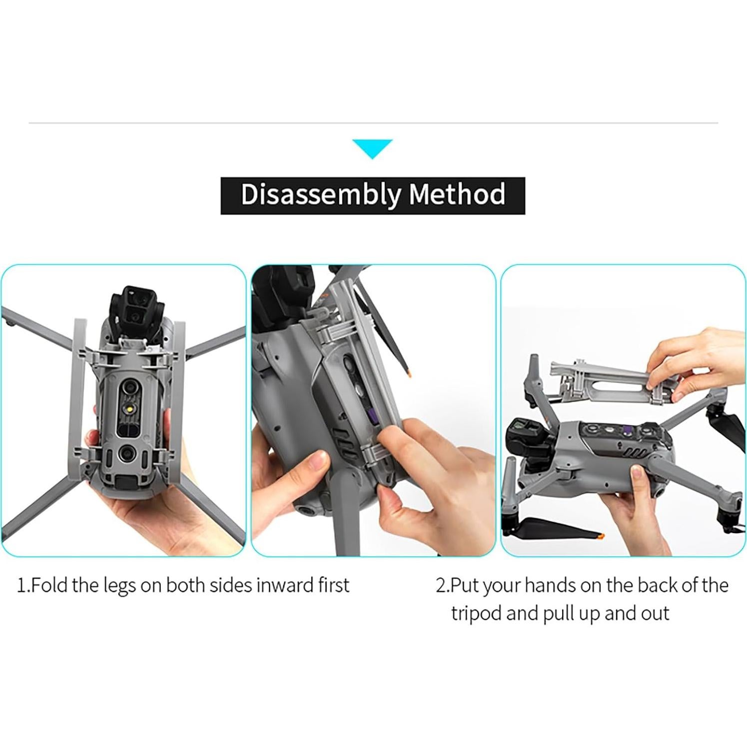 Patas de Aterrizaje Plegables LICHIFIT para DJI Air 3S / Air 3
