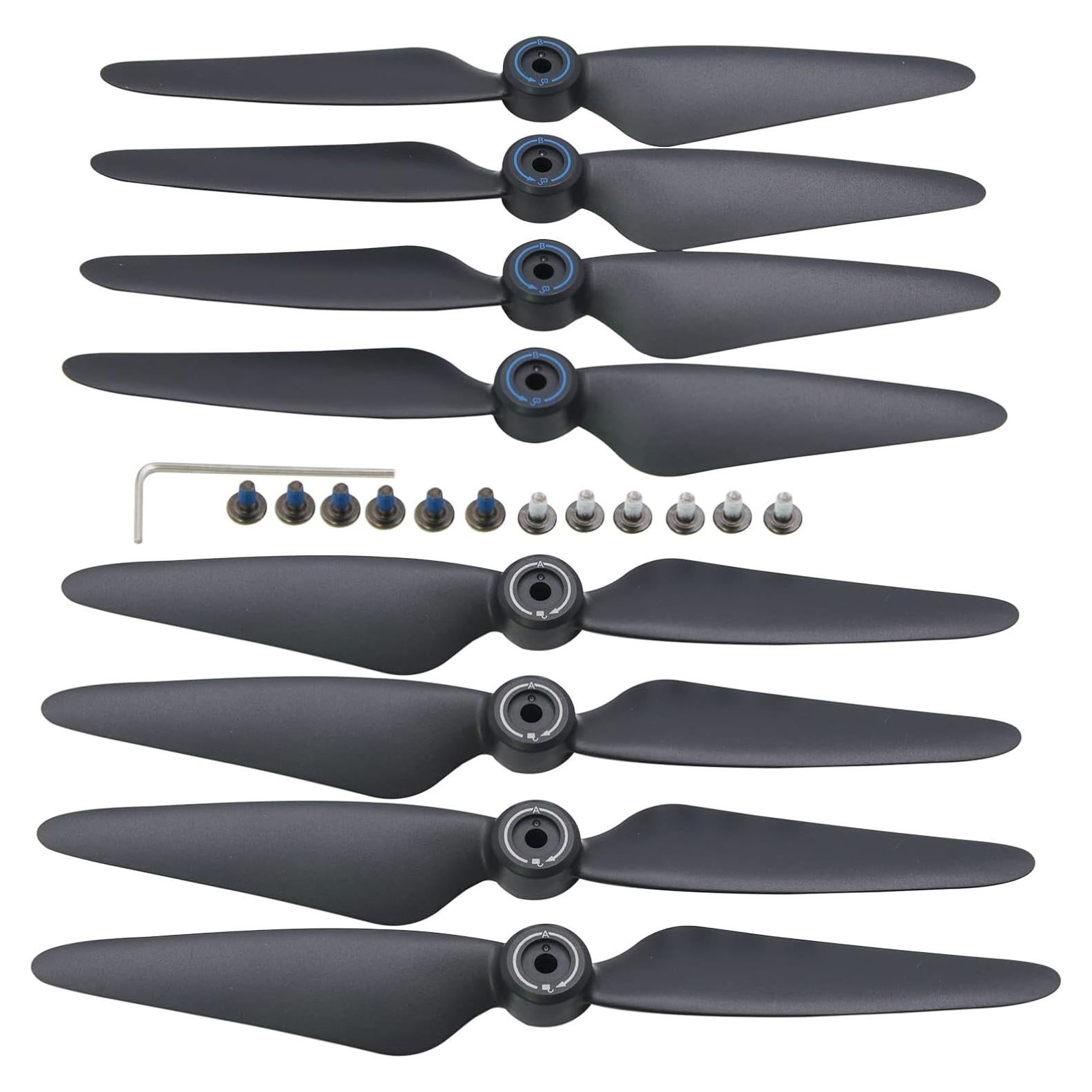 Hélices Plegables Reemplazo Blomiky F7 para Drones Bwine y SJRC