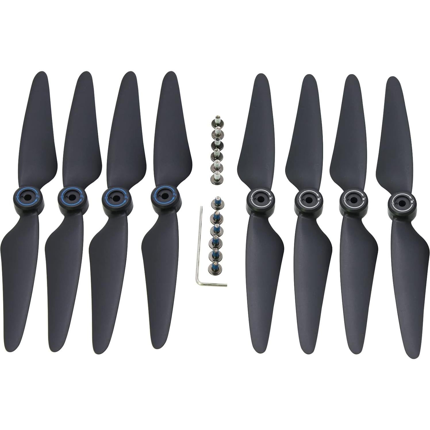 Hélices Plegables Reemplazo Blomiky F7 para Drones Bwine y SJRC