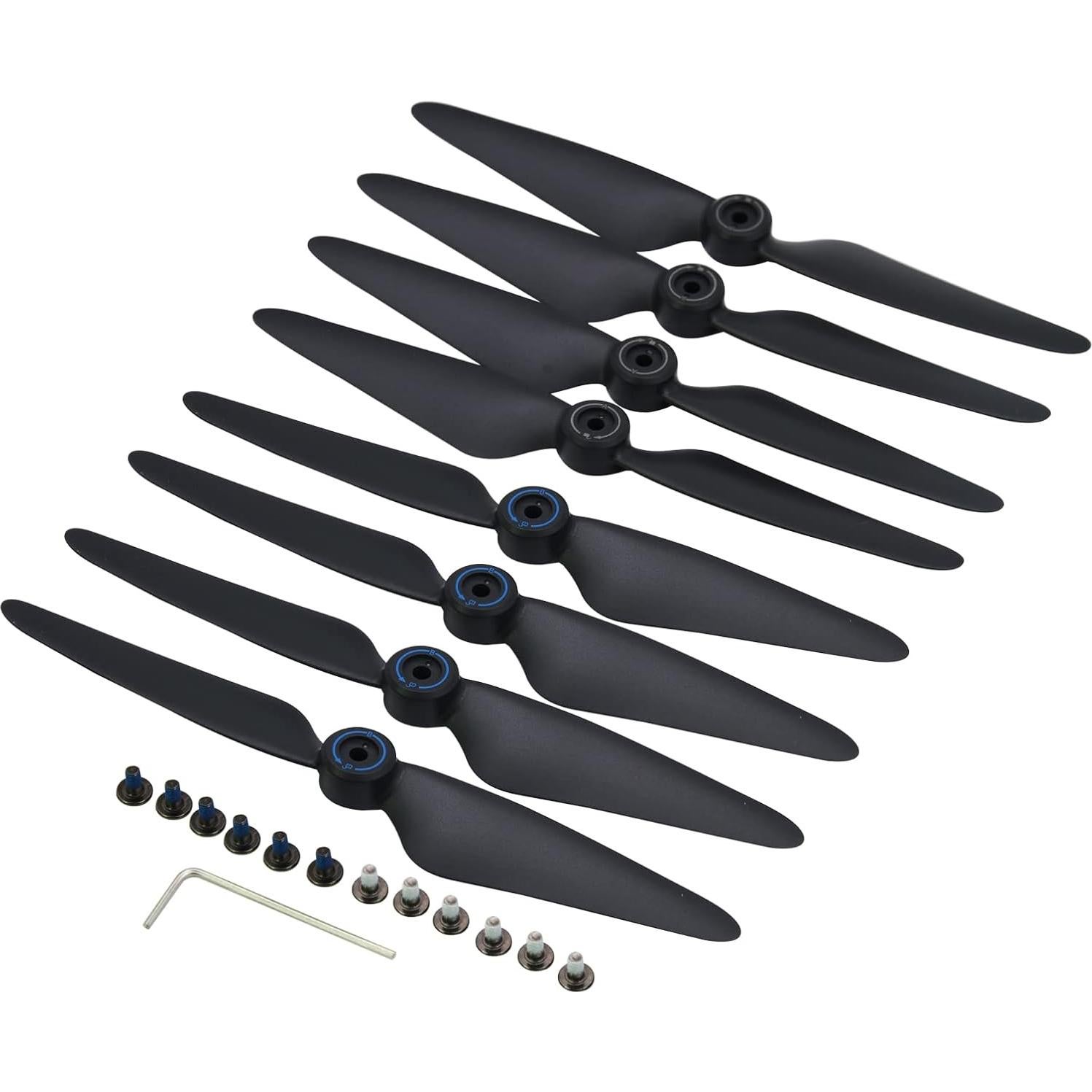 Hélices Plegables Reemplazo Blomiky F7 para Drones Bwine y SJRC