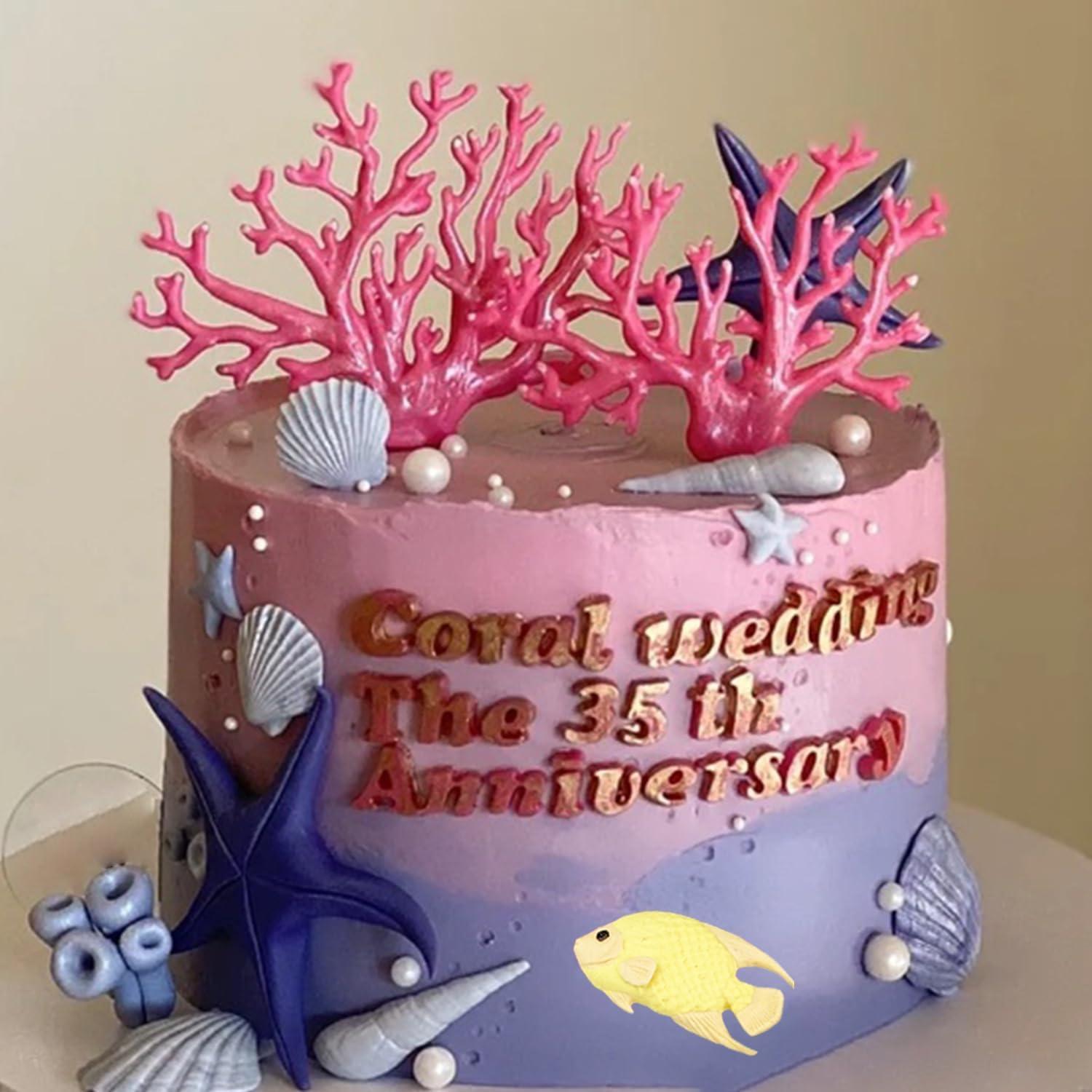 Molde de Silicona Fondant Marino MINFEIDMS 14.4x9.6 cm