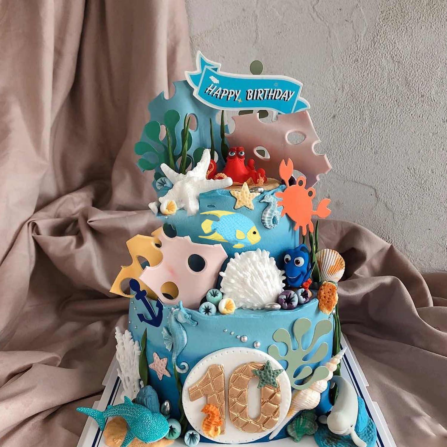 Molde de Silicona Fondant Marino MINFEIDMS 14.4x9.6 cm