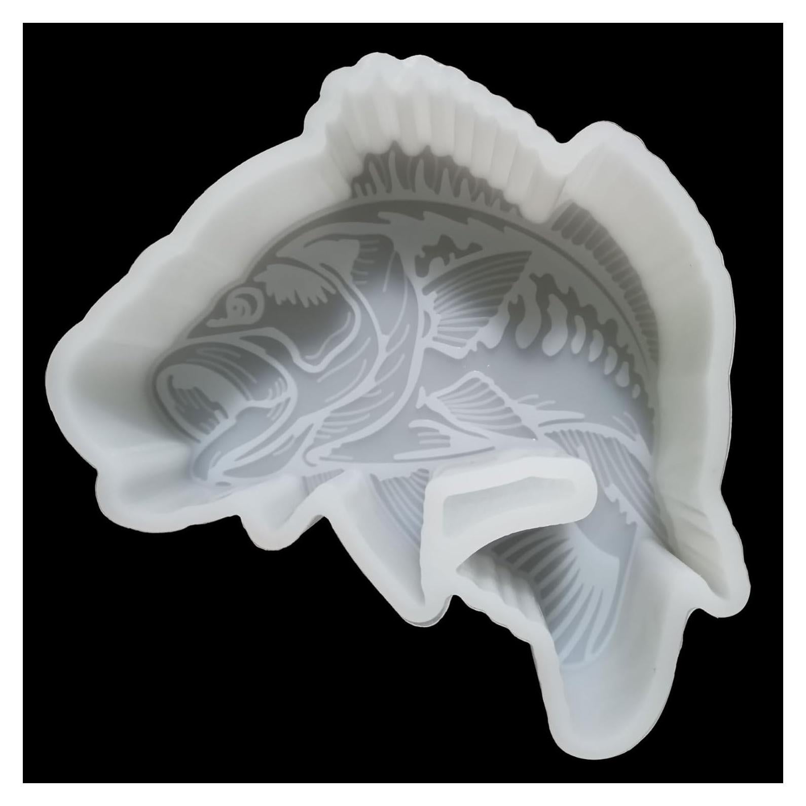 Molde de Silicona para Jabón y Velas Fuehbur Pescado Bass
