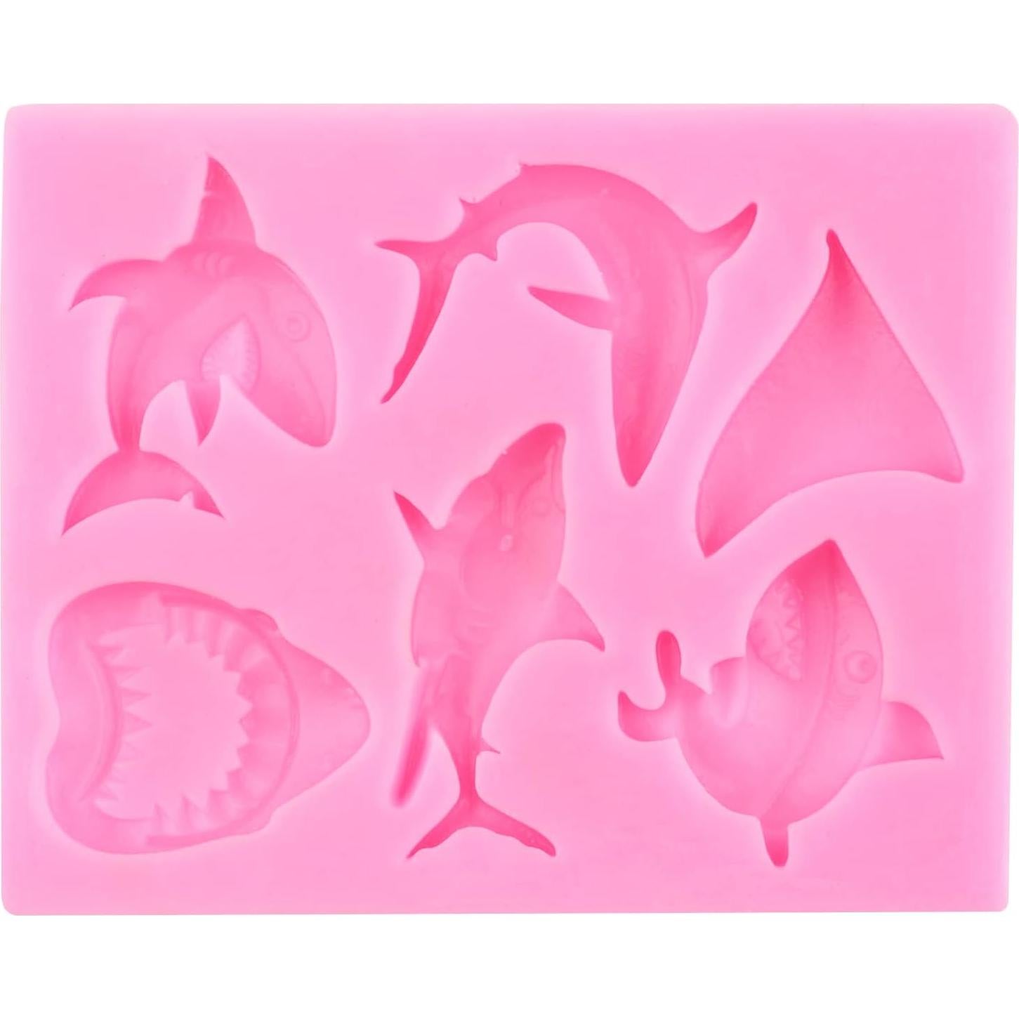 Molde de Silicona de Fondant Marino ZiXiang - Set de 6 Piezas