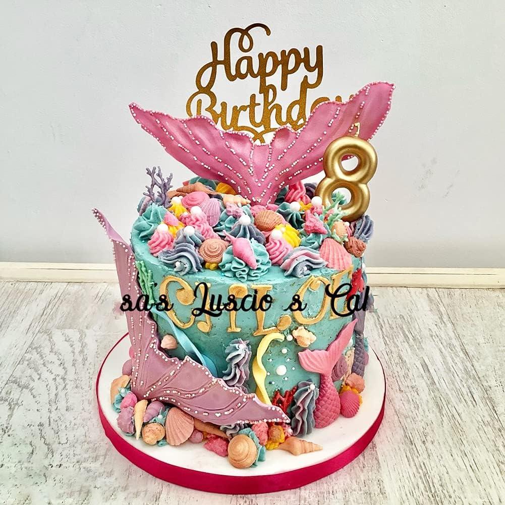 5 Moldes de Silicona Marino GeoGeoDIY para Decorar Pasteles