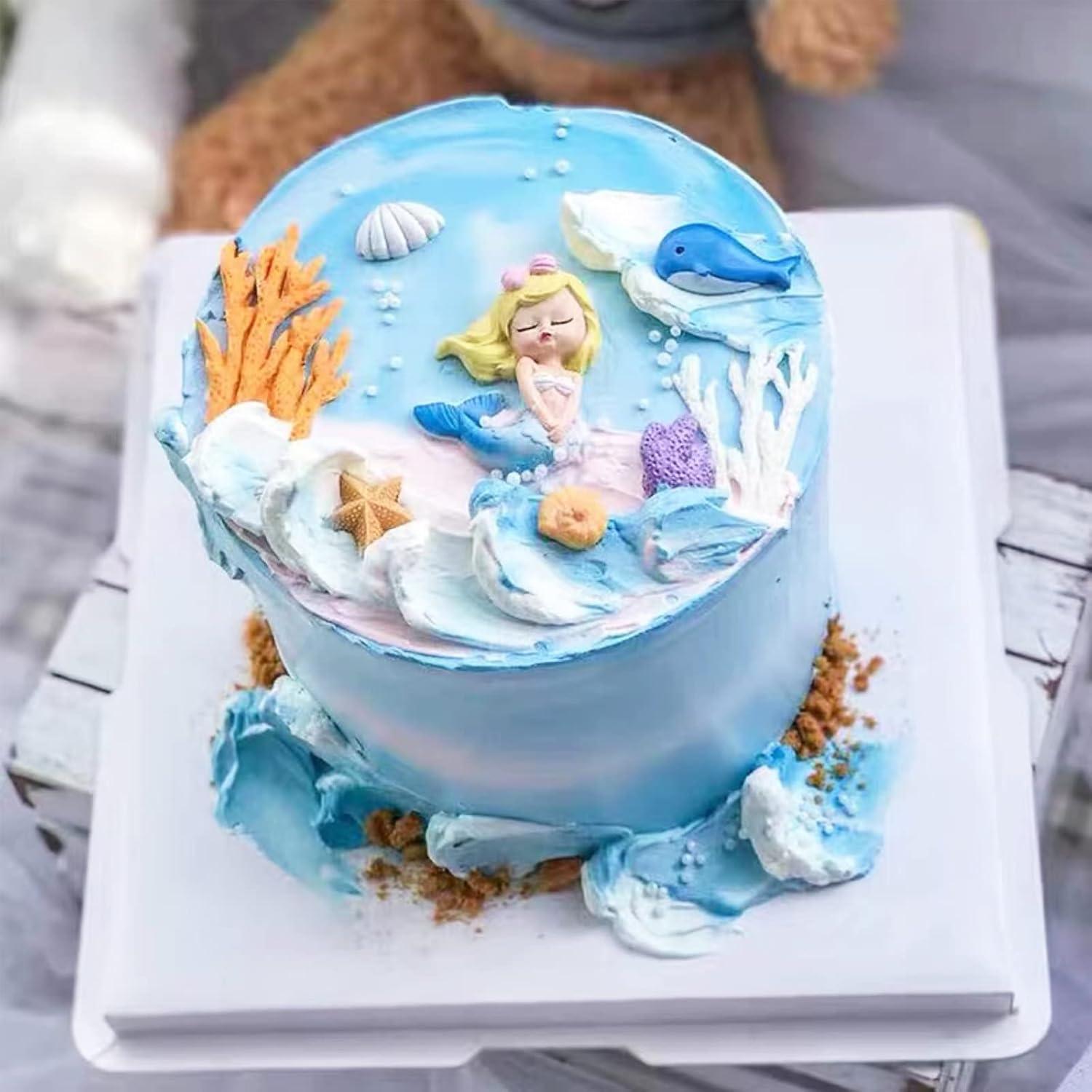 5 Moldes de Silicona Marino GeoGeoDIY para Decorar Pasteles