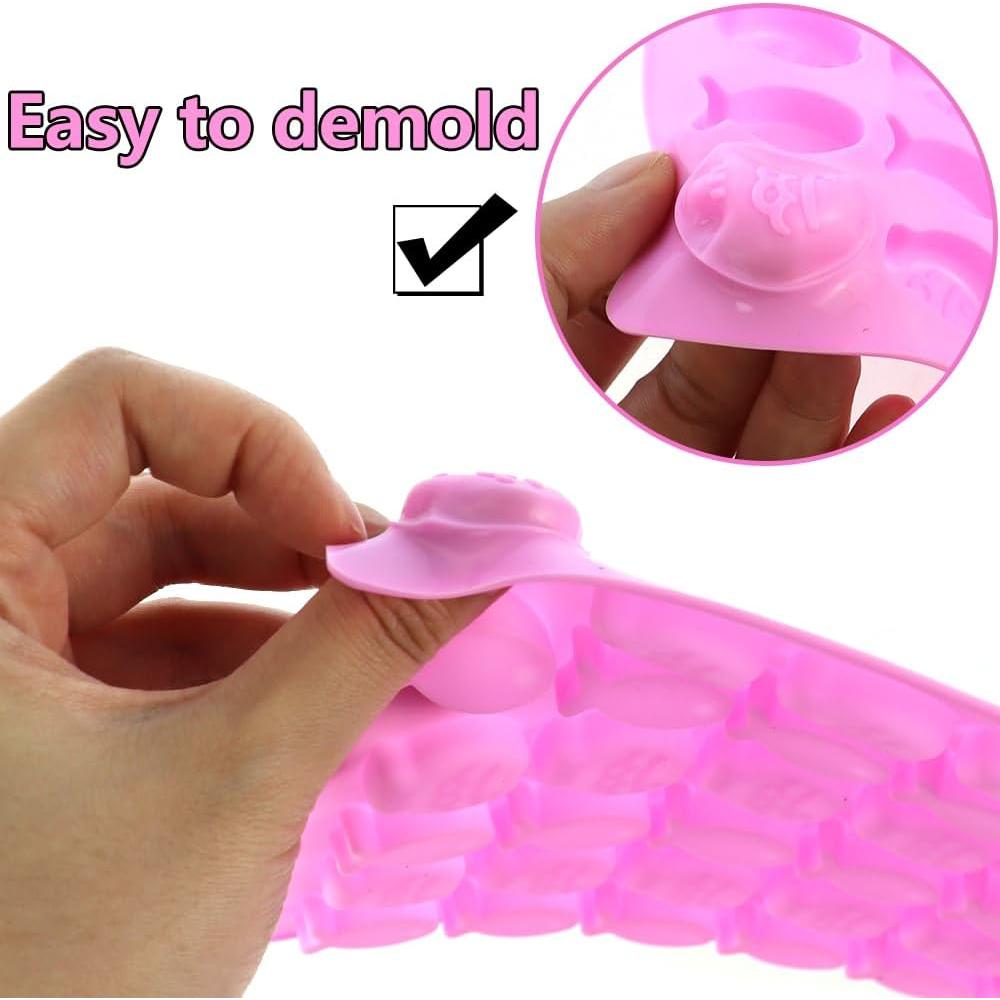 Moldes de Silicona en Forma de Pez JOGILBOY - 2 Piezas 36 Cavidades