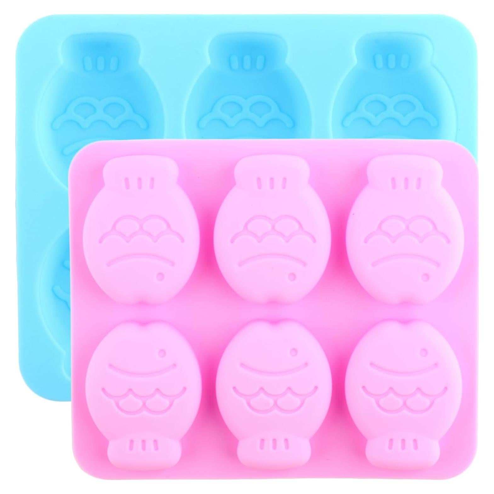 Moldes de Silicona en Forma de Pez YIMINGMOLD - 2 Piezas