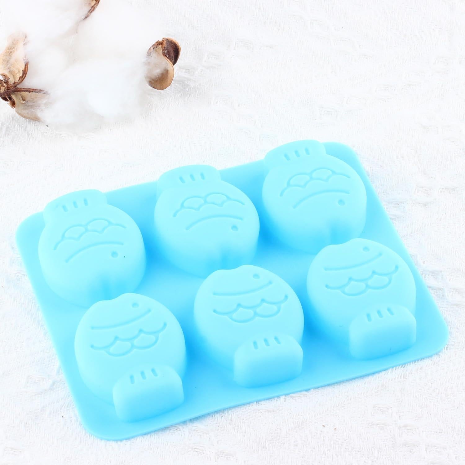 Moldes de Silicona en Forma de Pez YIMINGMOLD - 2 Piezas