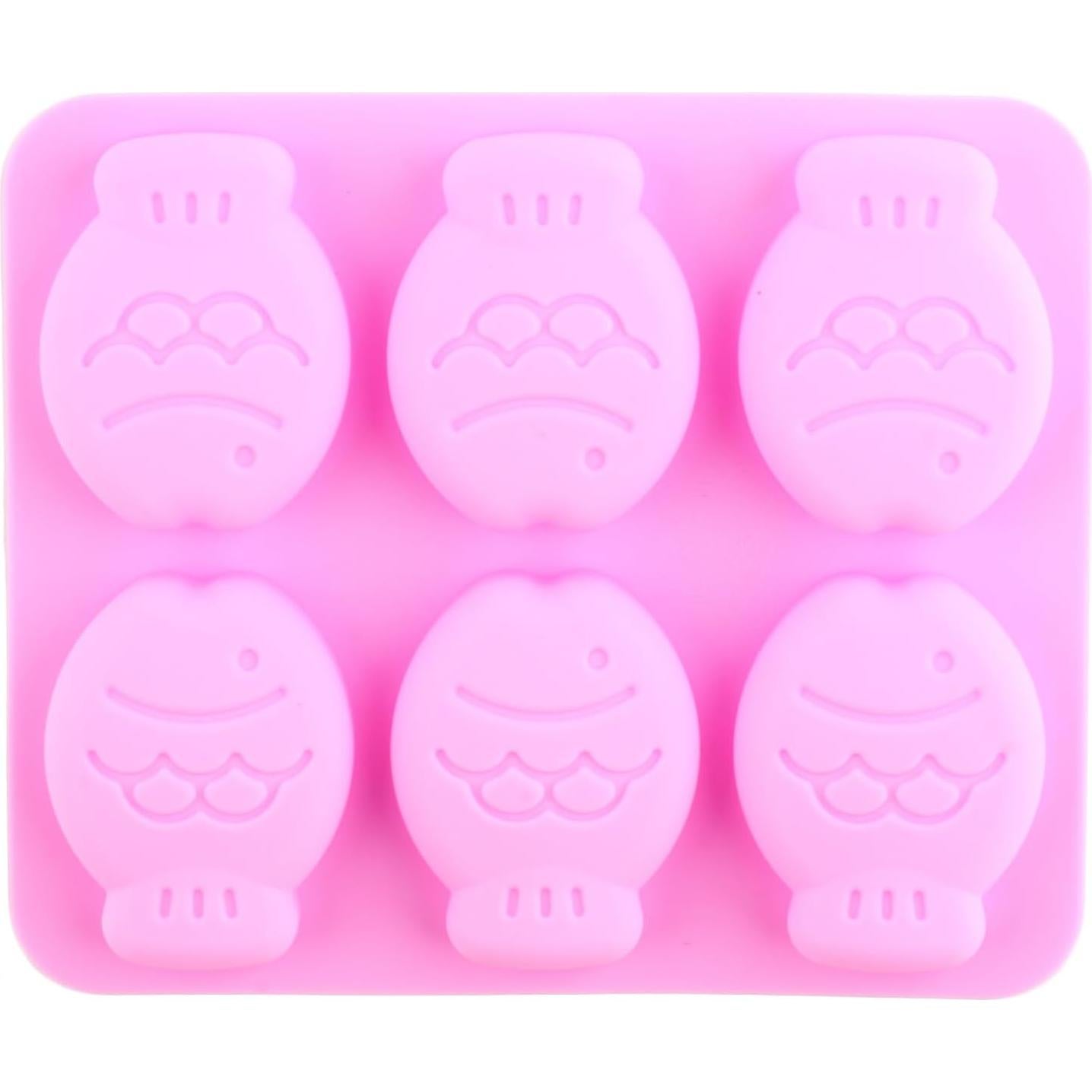 Moldes de Silicona en Forma de Pez YIMINGMOLD - 2 Piezas