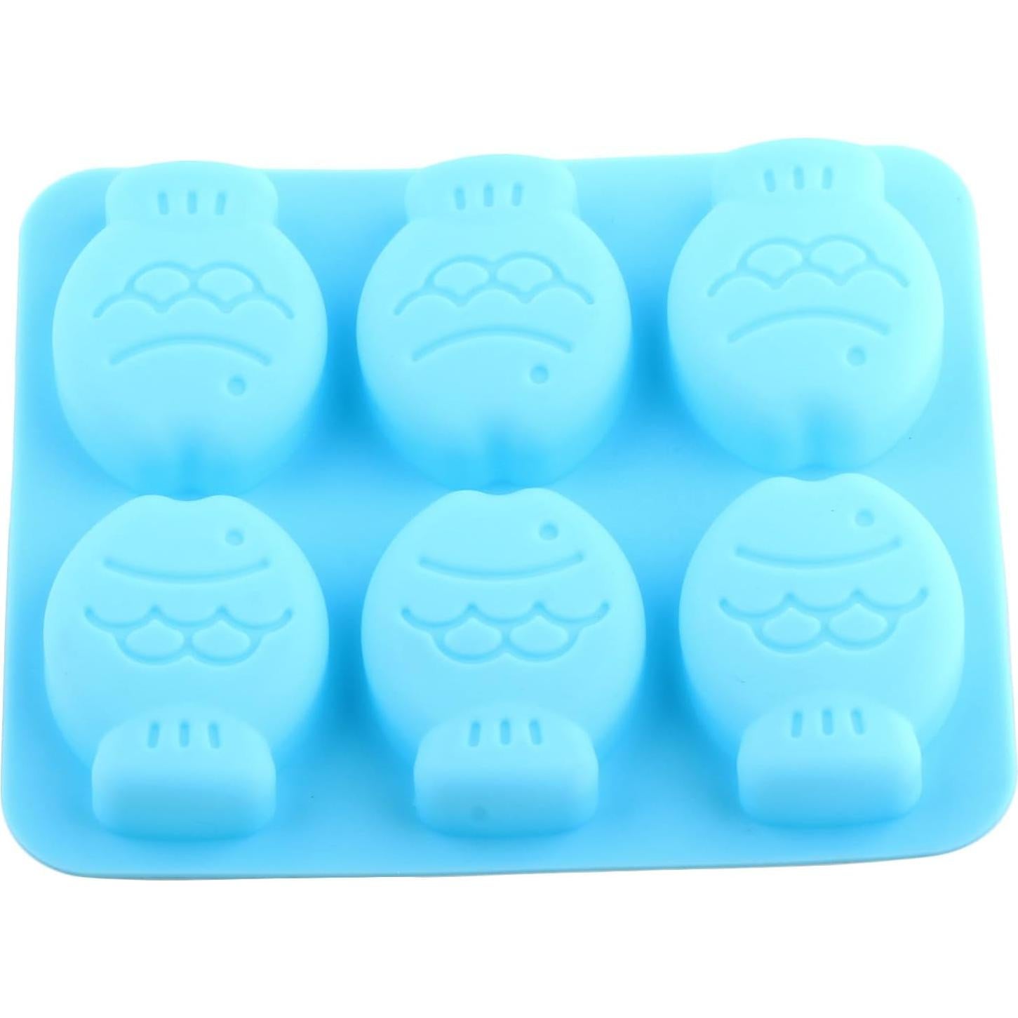 Moldes de Silicona en Forma de Pez YIMINGMOLD - 2 Piezas