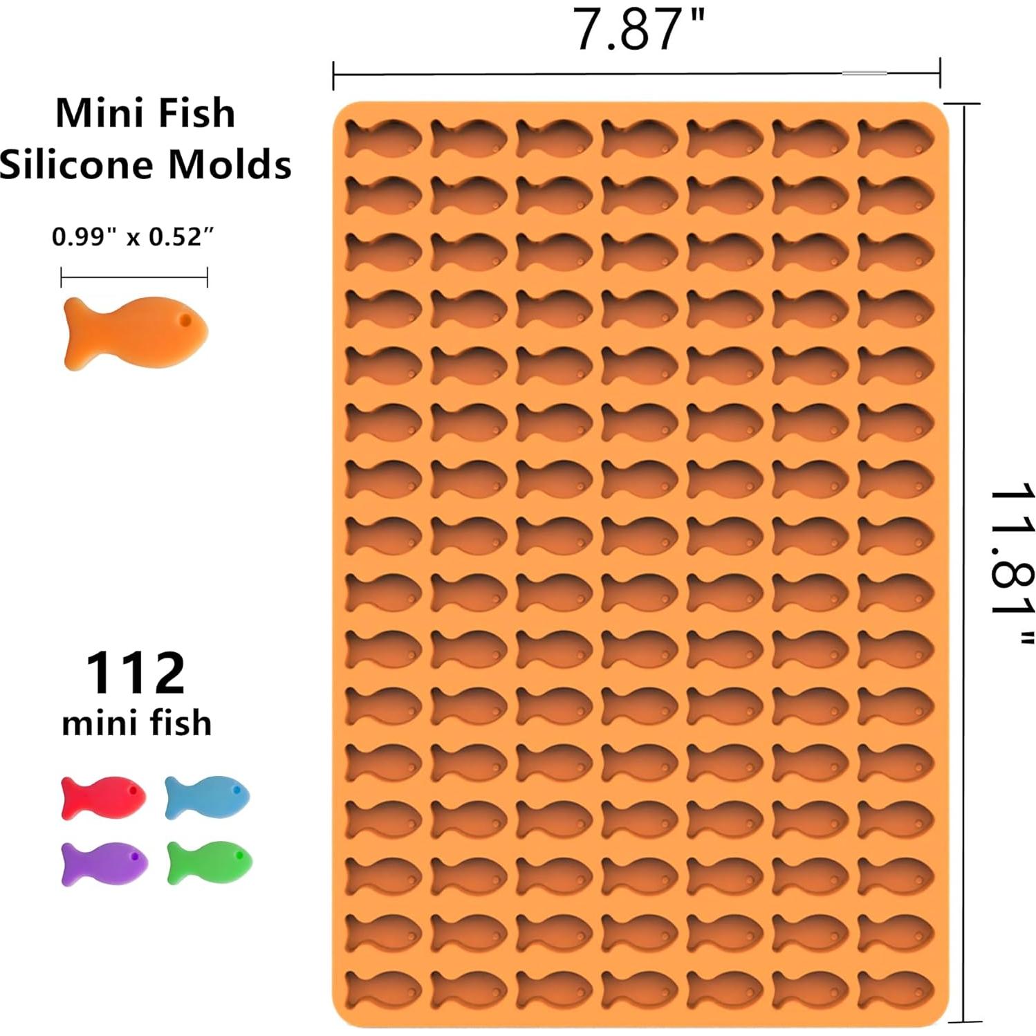 Molde de Silicona para Caramelos en Forma de Pez Sofliym