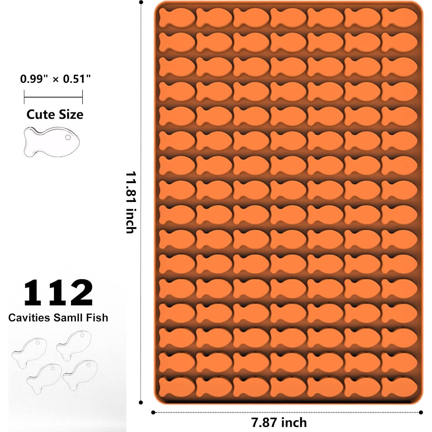 Molde de Silicona para Golosinas de Gato Amyandone 112 Cavidades