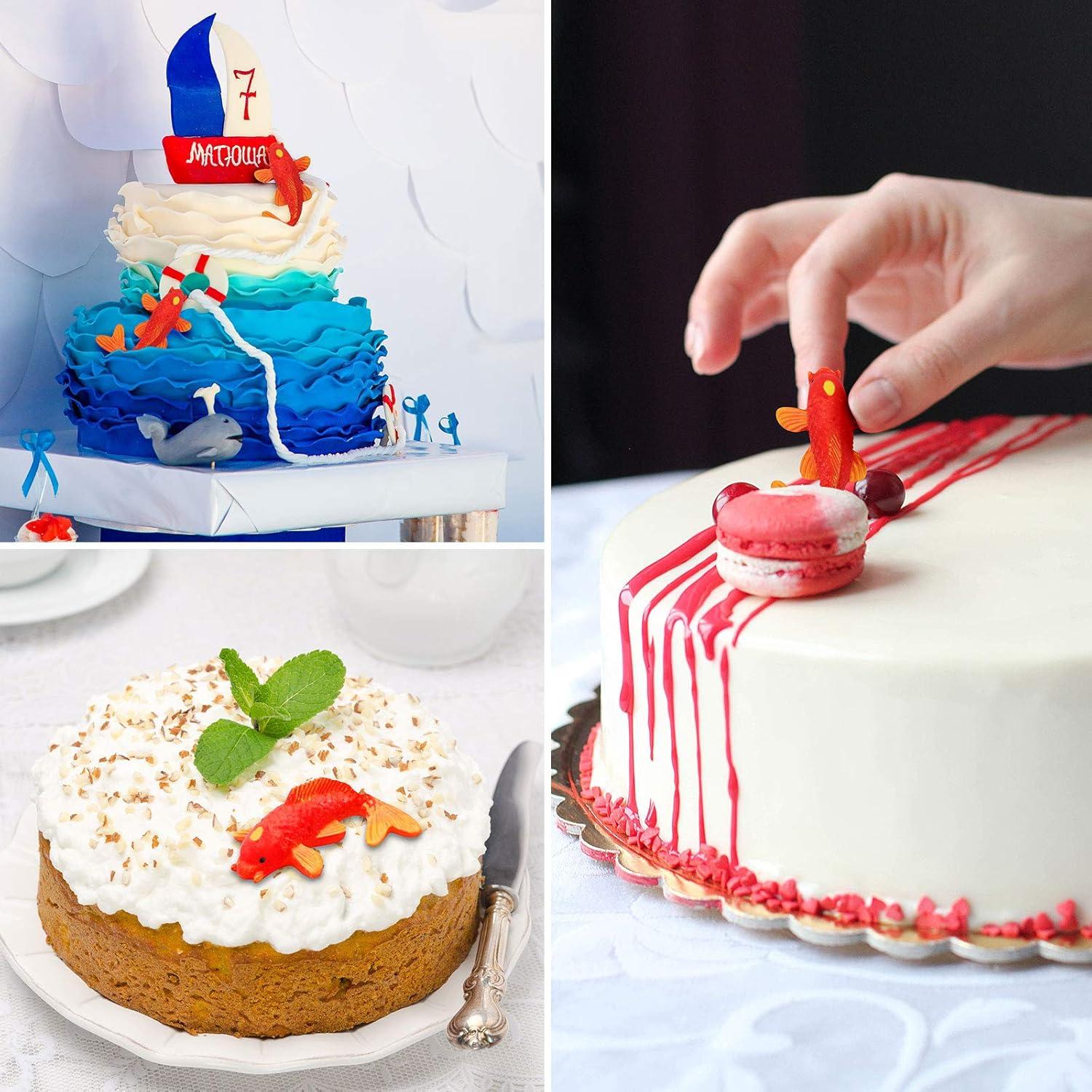 Molde de Silicona Pez Koi Patelai - 2 Piezas Rosa 7.5 cm