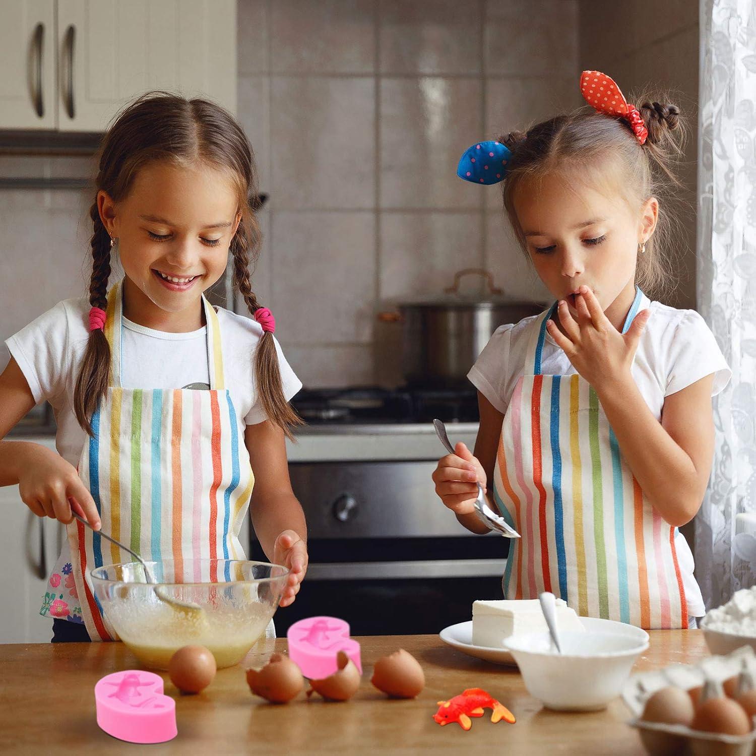 Molde de Silicona Pez Koi Patelai - 2 Piezas Rosa 7.5 cm