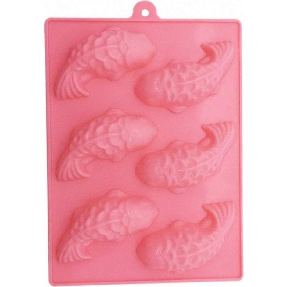 Molde de Silicona para Jabón Pez Koi MoldFun Rosa 105g