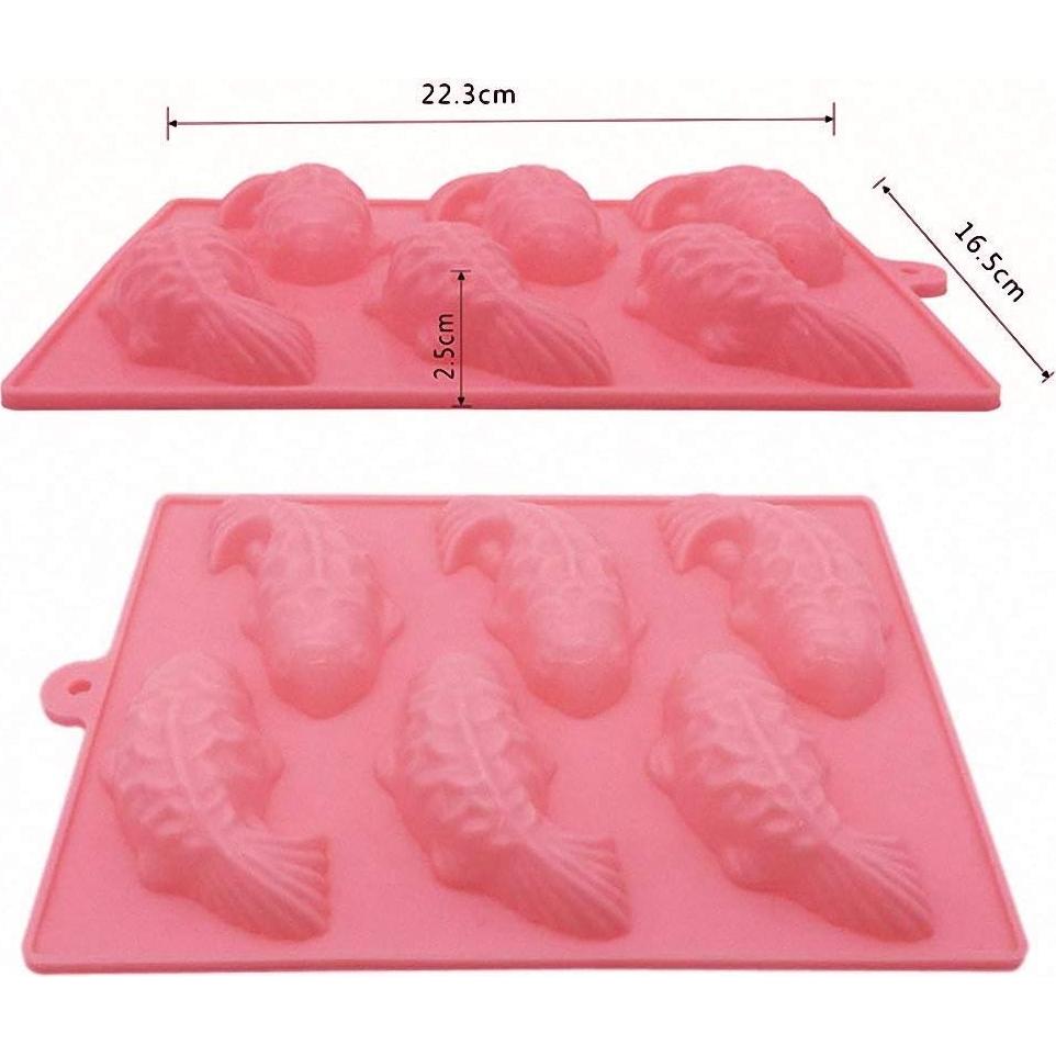 Molde de Silicona para Jabón Pez Koi MoldFun Rosa 105g