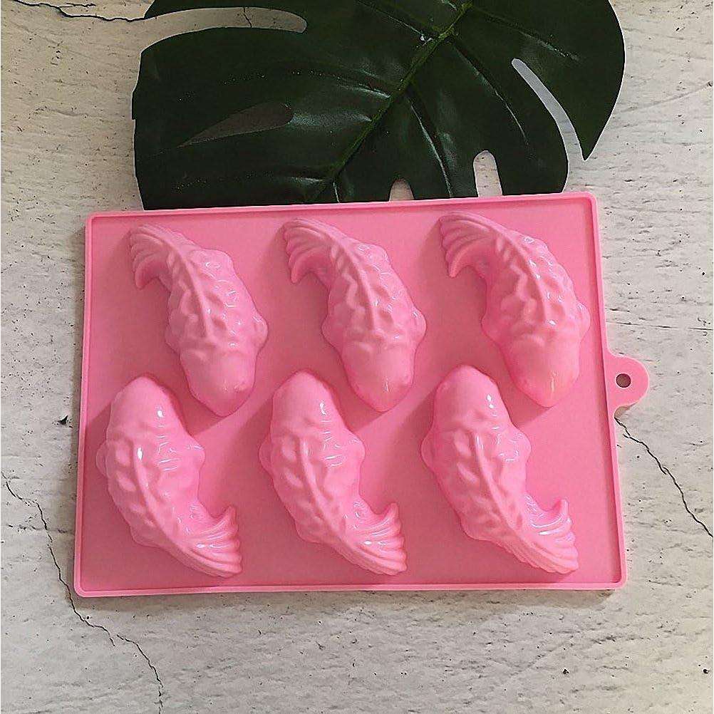 Molde de Silicona para Jabón Pez Koi MoldFun Rosa 105g