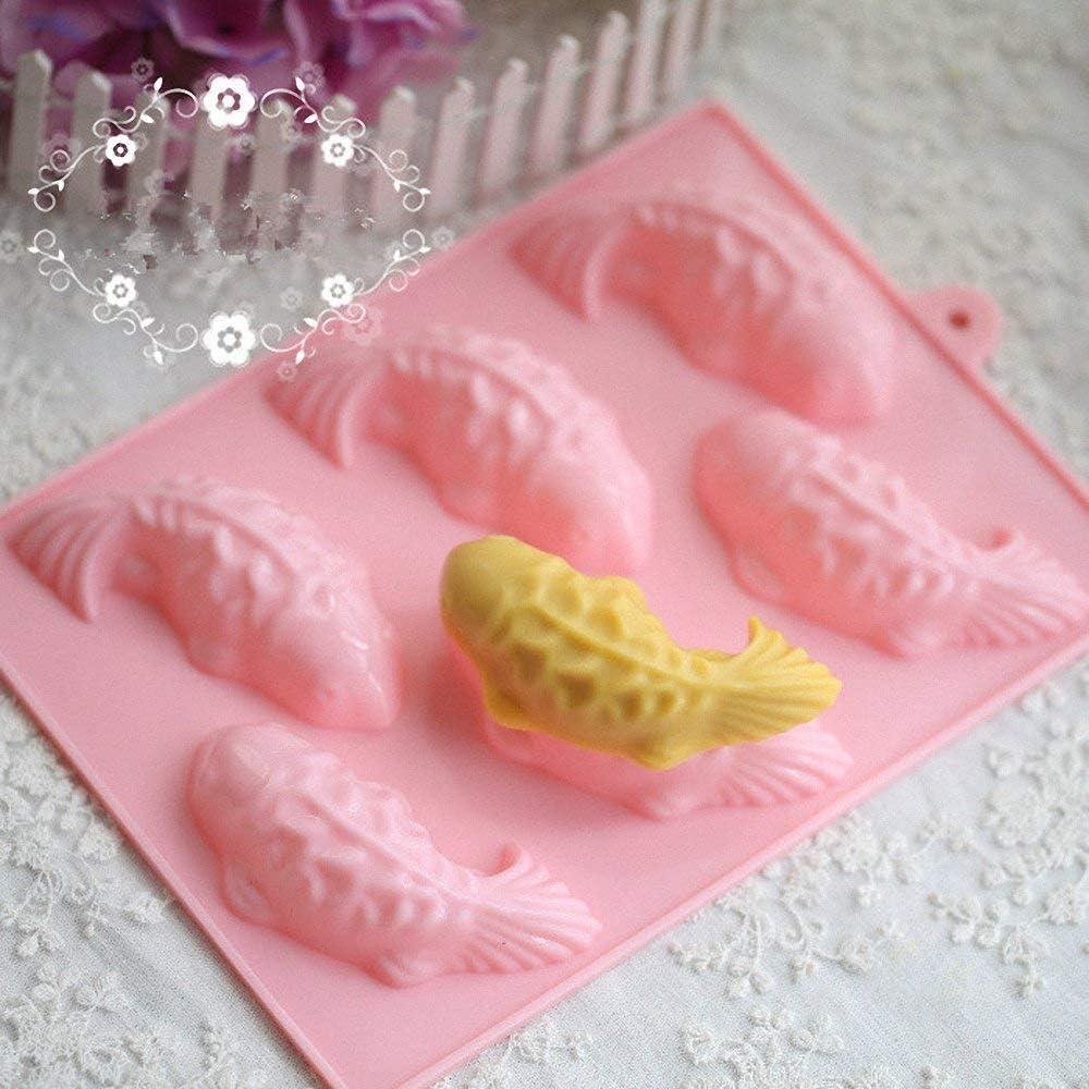 Molde de Silicona para Jabón Pez Koi MoldFun Rosa 105g