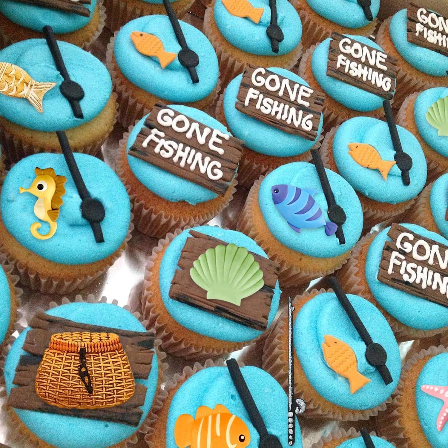 Molde de Silicona para Pasteles de Pesca 2 Pcs - ywzbomoldrm