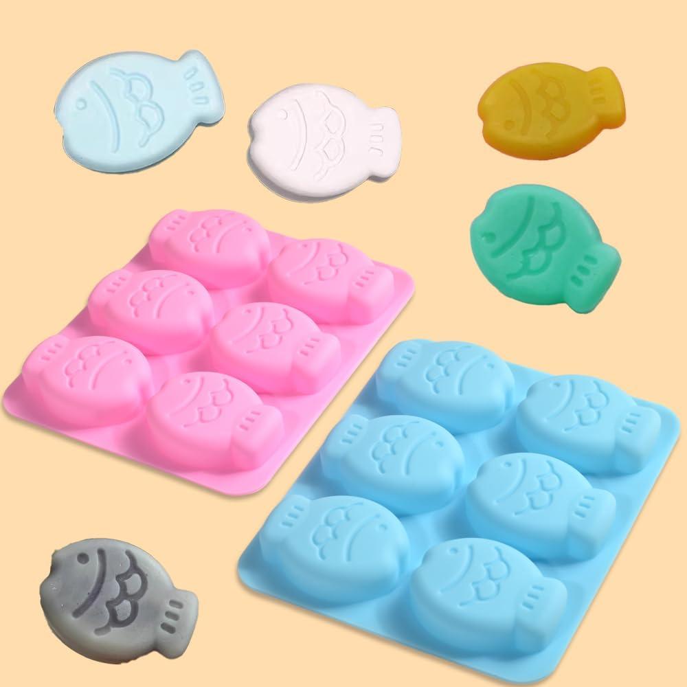 Moldes de Silicona Newk en Forma de Pez - 4 Piezas