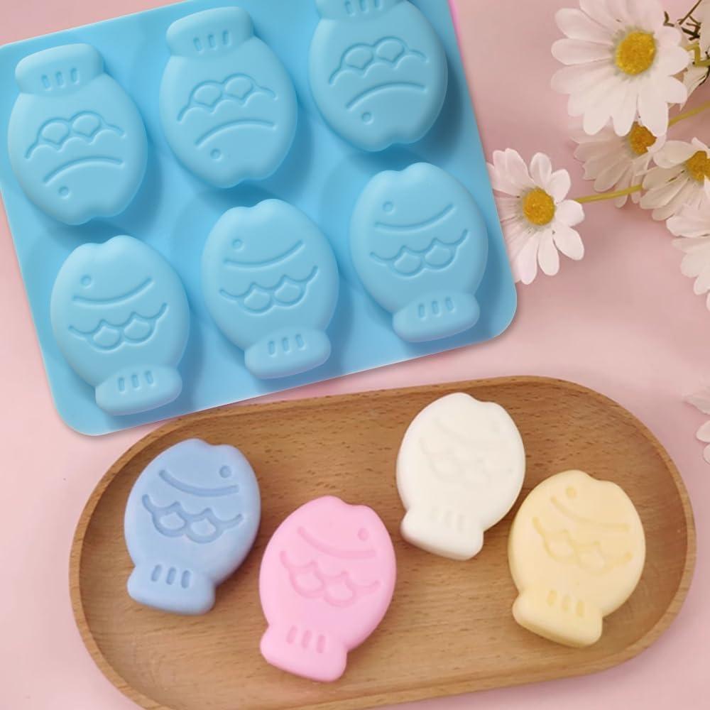 Moldes de Silicona Newk en Forma de Pez - 4 Piezas