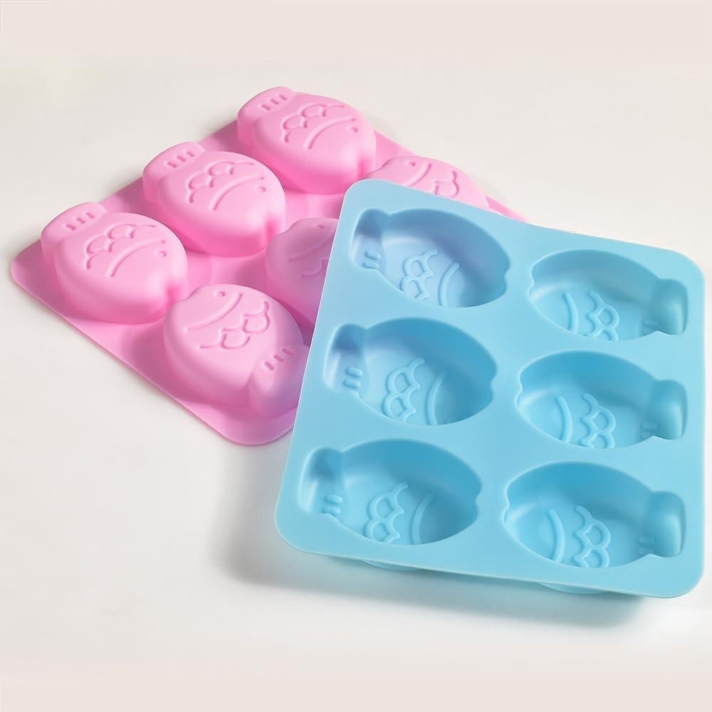 Moldes de Silicona Newk en Forma de Pez - 4 Piezas