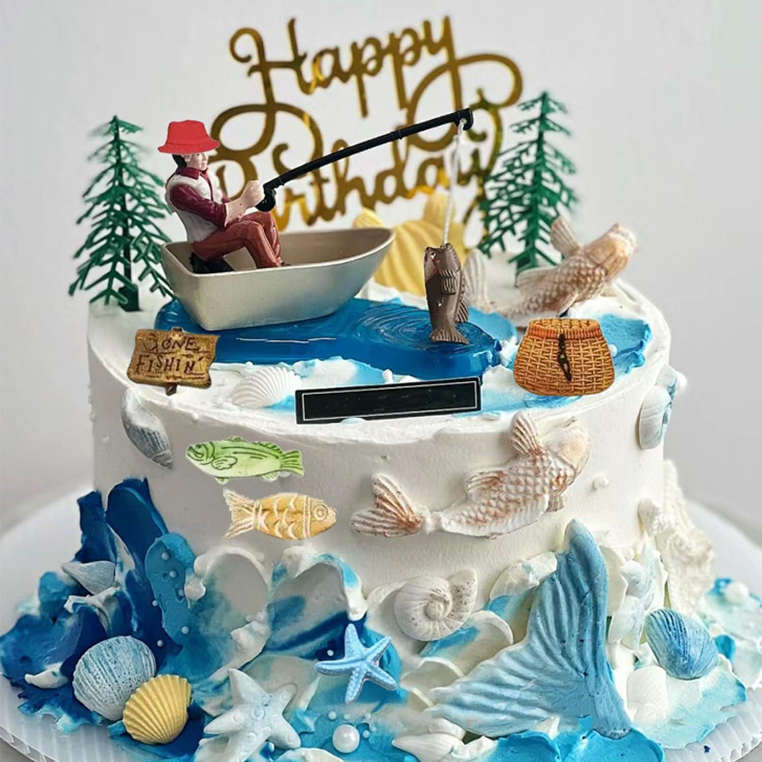 Molde de Silicona YIHUOMOLDS para Fondant de Pescado 11.7x5.9cm