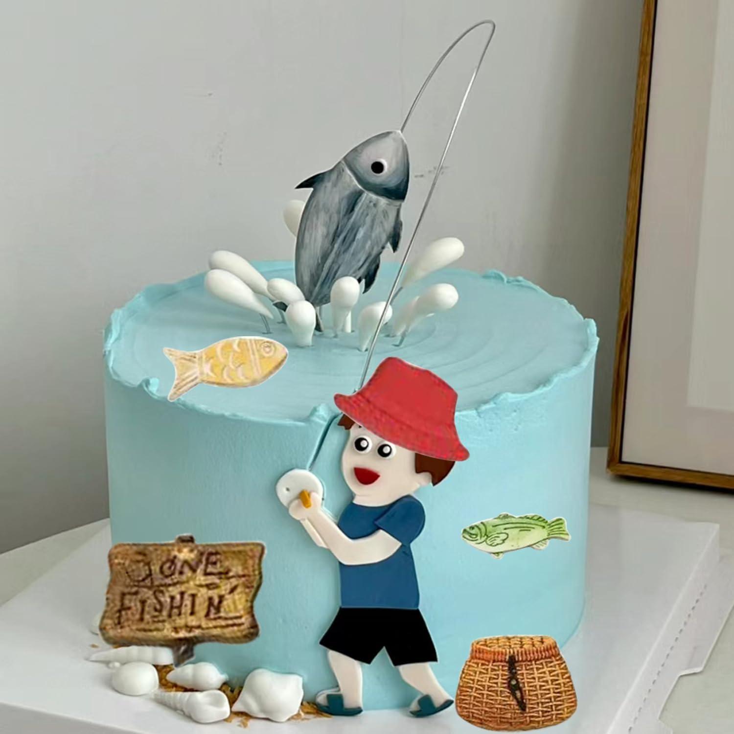 Molde de Silicona YIHUOMOLDS para Fondant de Pescado 11.7x5.9cm