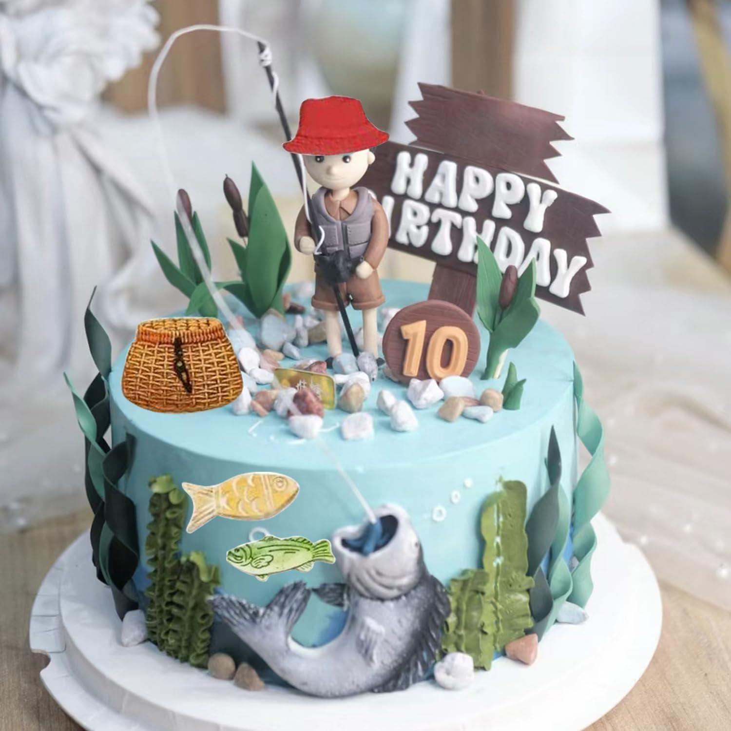 Molde de Silicona YIHUOMOLDS para Fondant de Pescado 11.7x5.9cm