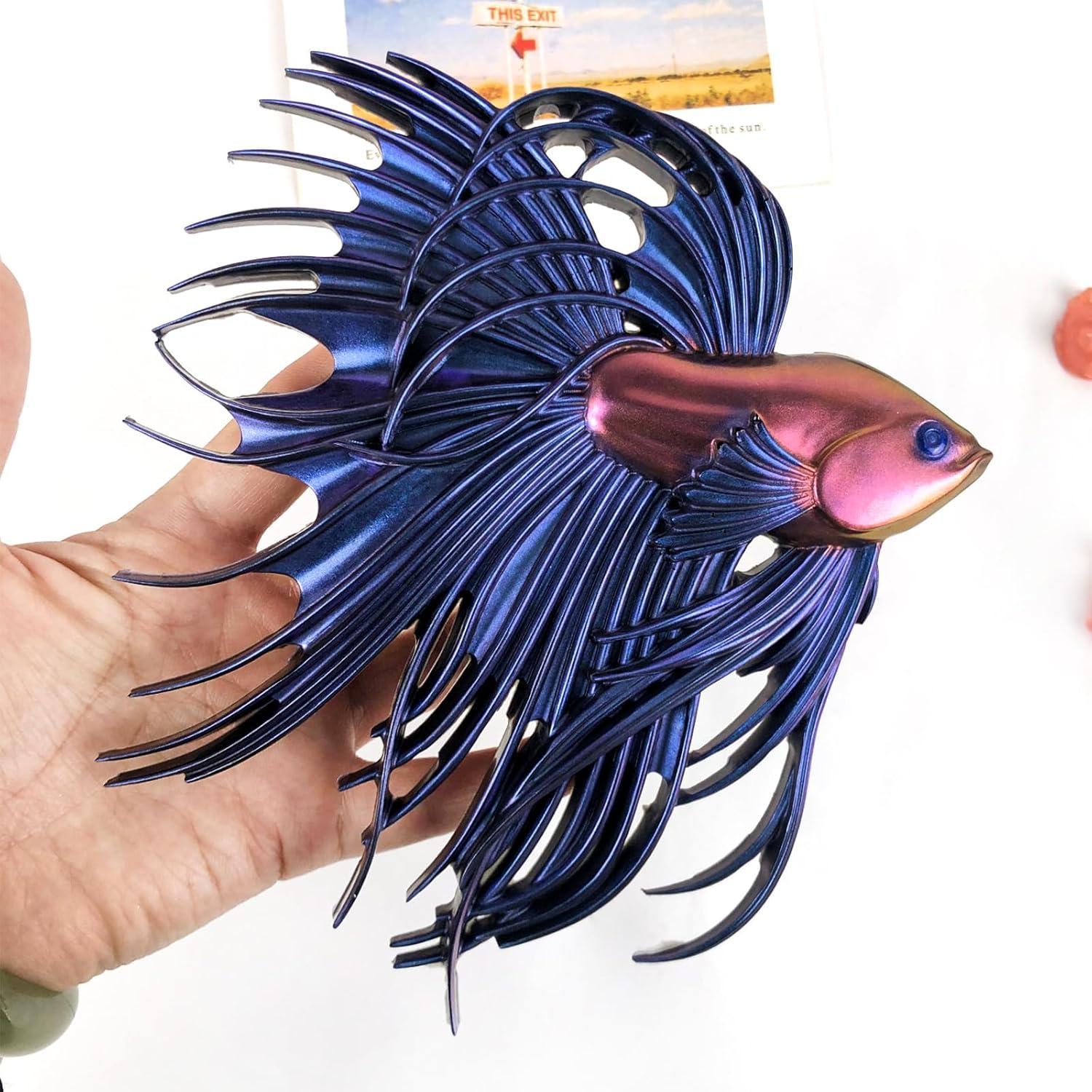 Molde de Resina de Pez Betta Grande Wehous 16.5x16.5cm