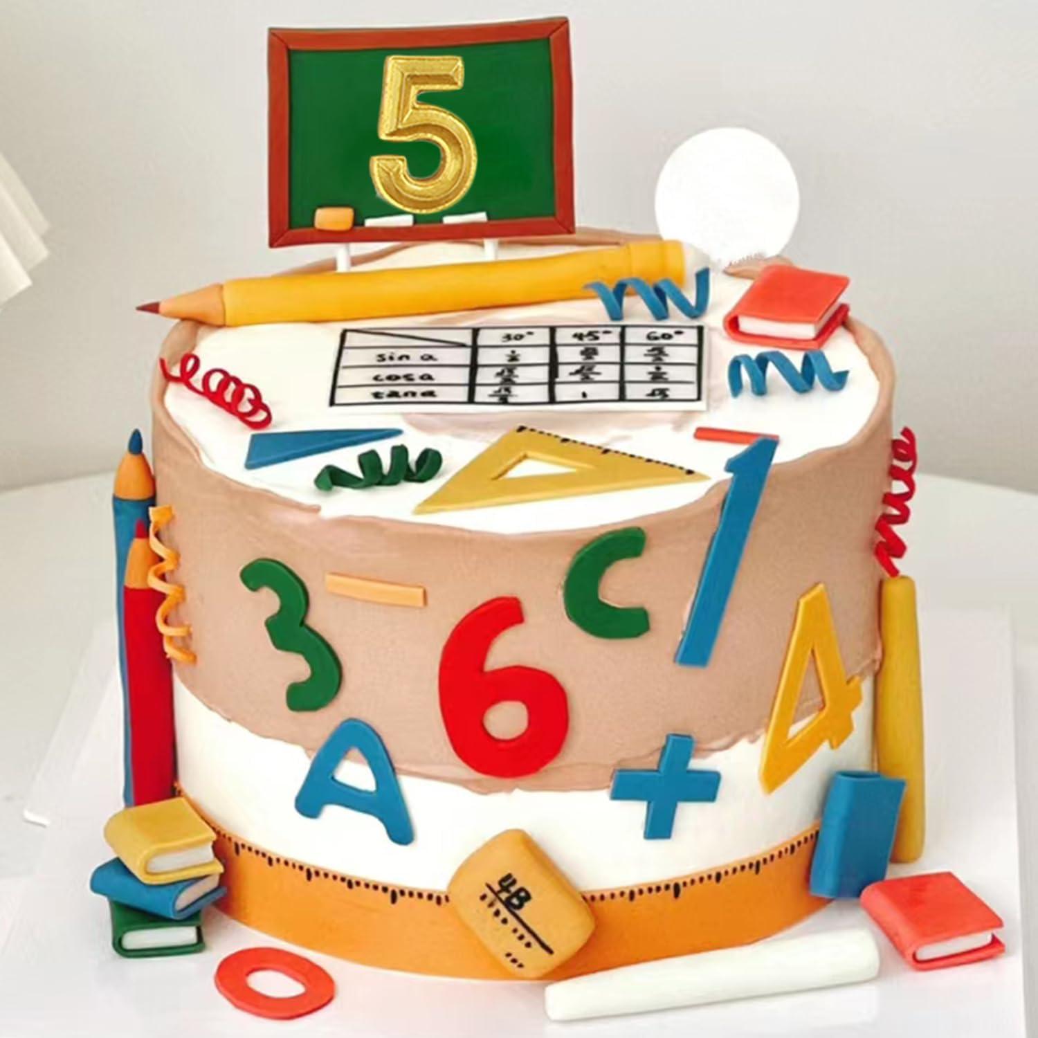 Molde de Silicona Fondant Números 0-9 MINFEIDMS 10x5.7cm