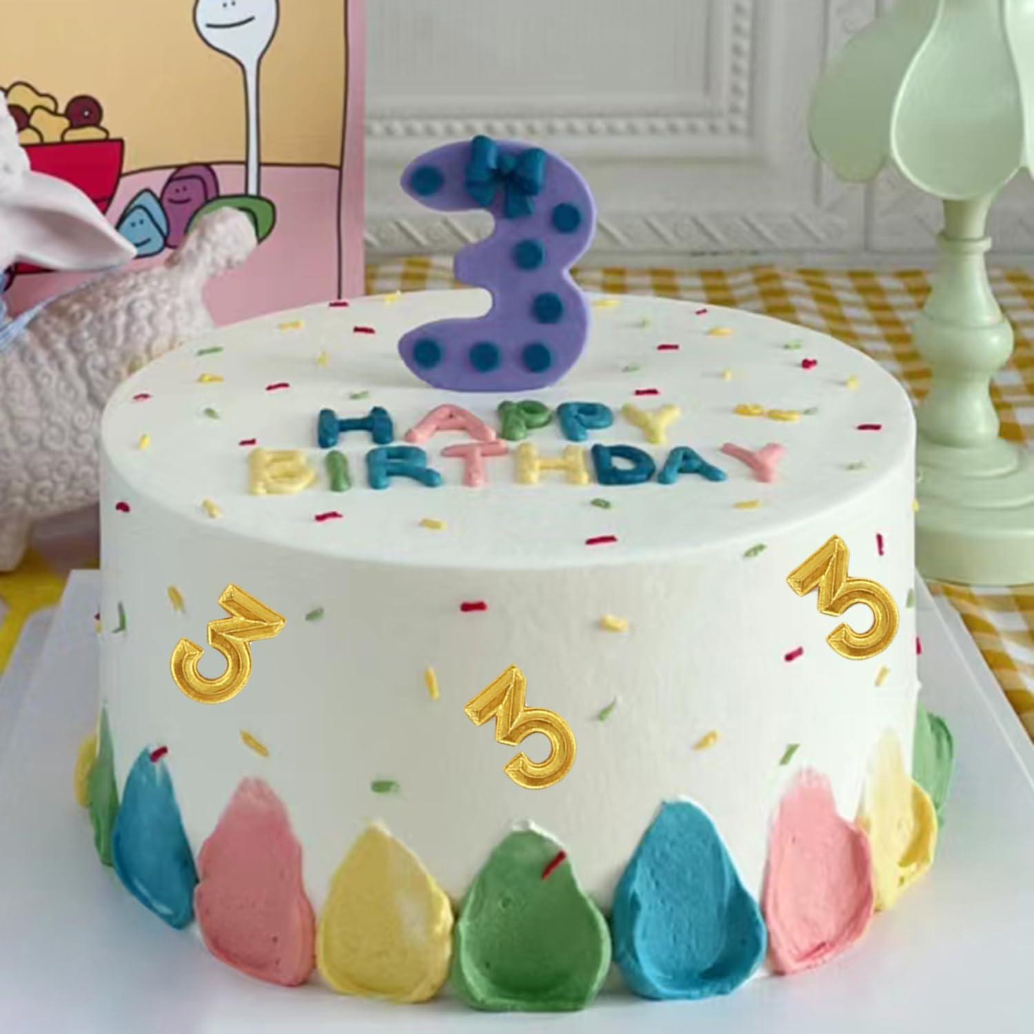 Molde de Silicona Fondant Números 0-9 MINFEIDMS 10x5.7cm