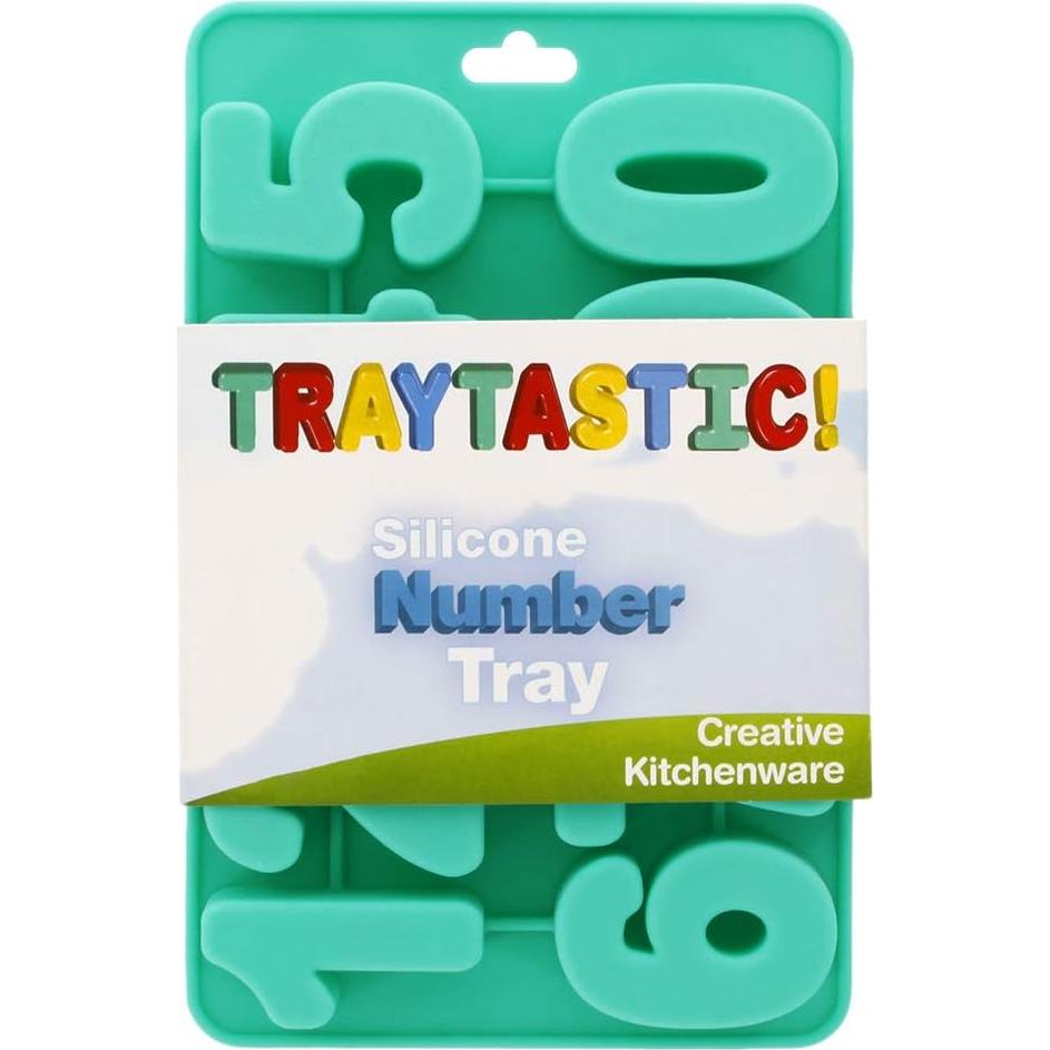 Molde de Números de Silicona Traytastic 0-9 para Hornear