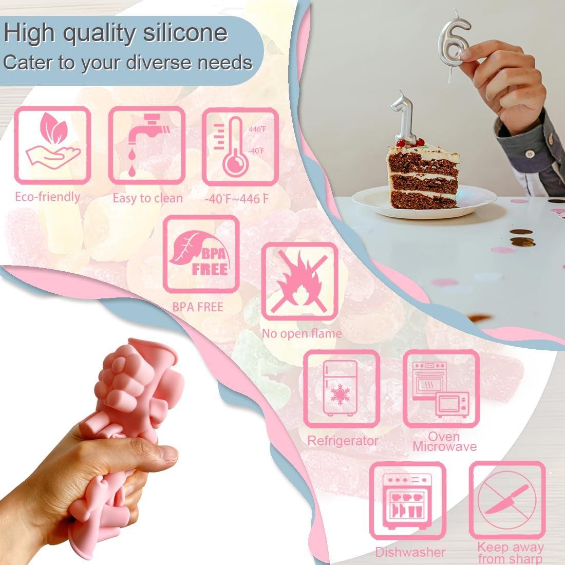 Moldes de Silicona para Números JOMIHONEY 30 Cavidades 0-9