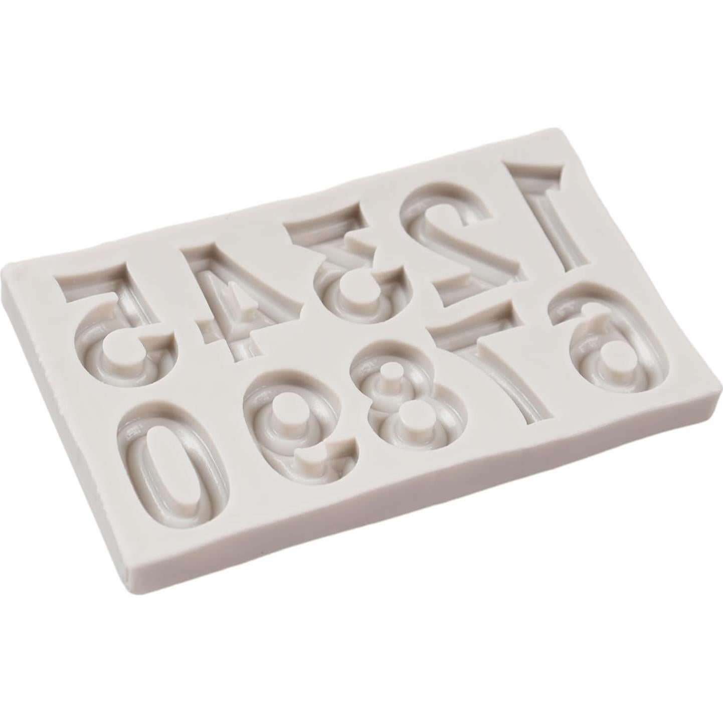 Molde de Silicona FCKEMLDS Set de 4 para Pasteles y Fondant