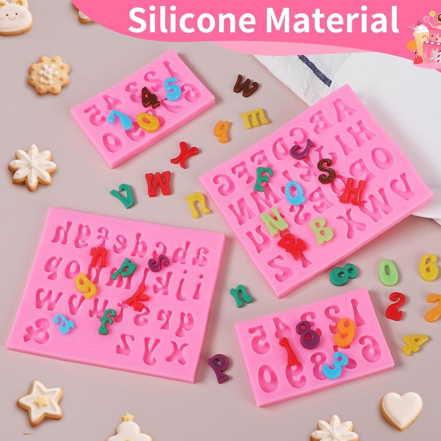 Molde de Silicona para Fondant y Chocolate FIRETREESILVERFLOWER - 4 Piezas