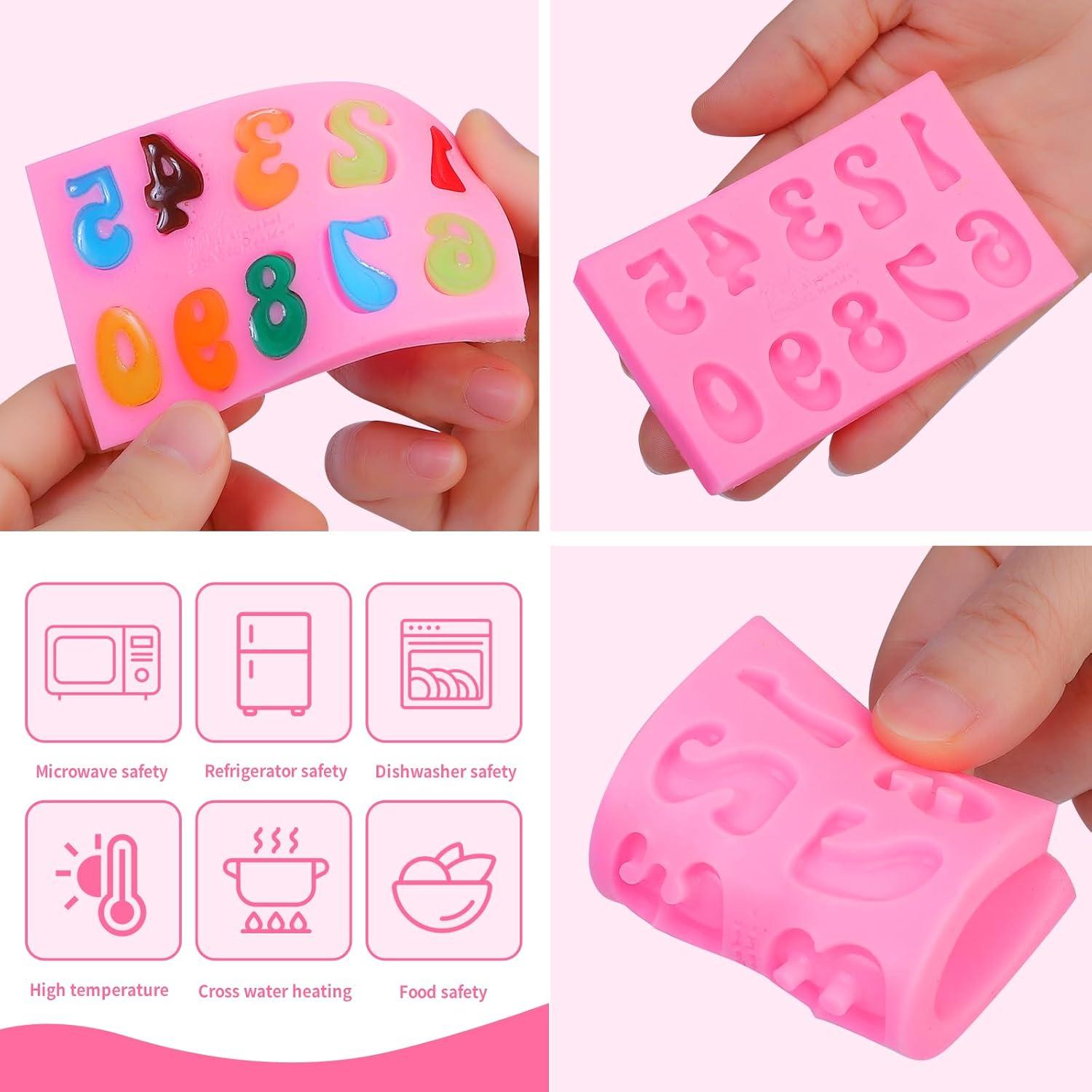 Molde de Silicona para Fondant y Chocolate FIRETREESILVERFLOWER - 4 Piezas