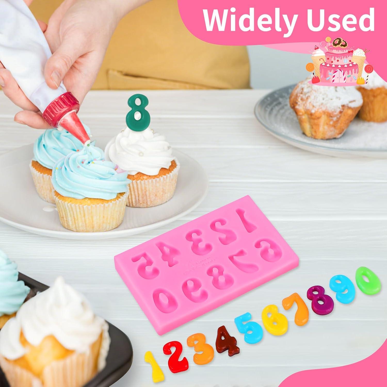 Molde de Silicona para Fondant y Chocolate FIRETREESILVERFLOWER - 4 Piezas