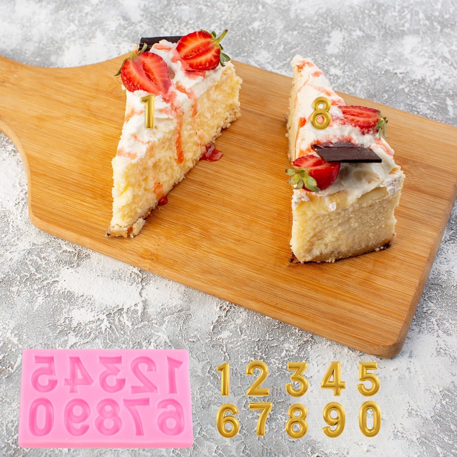 Molde de Silicona 3D InnoHHustle Números 0-9 Rosa