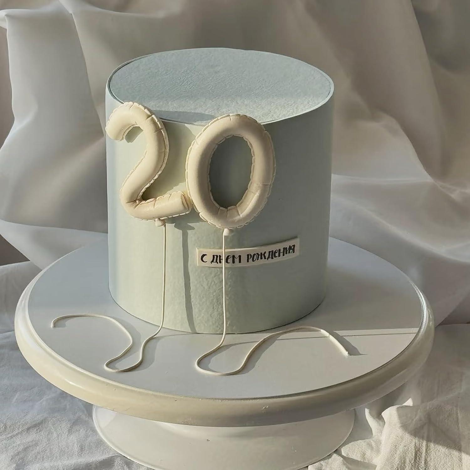 Moldes de Números de Silicona IKOJING 0-9 para Repostería