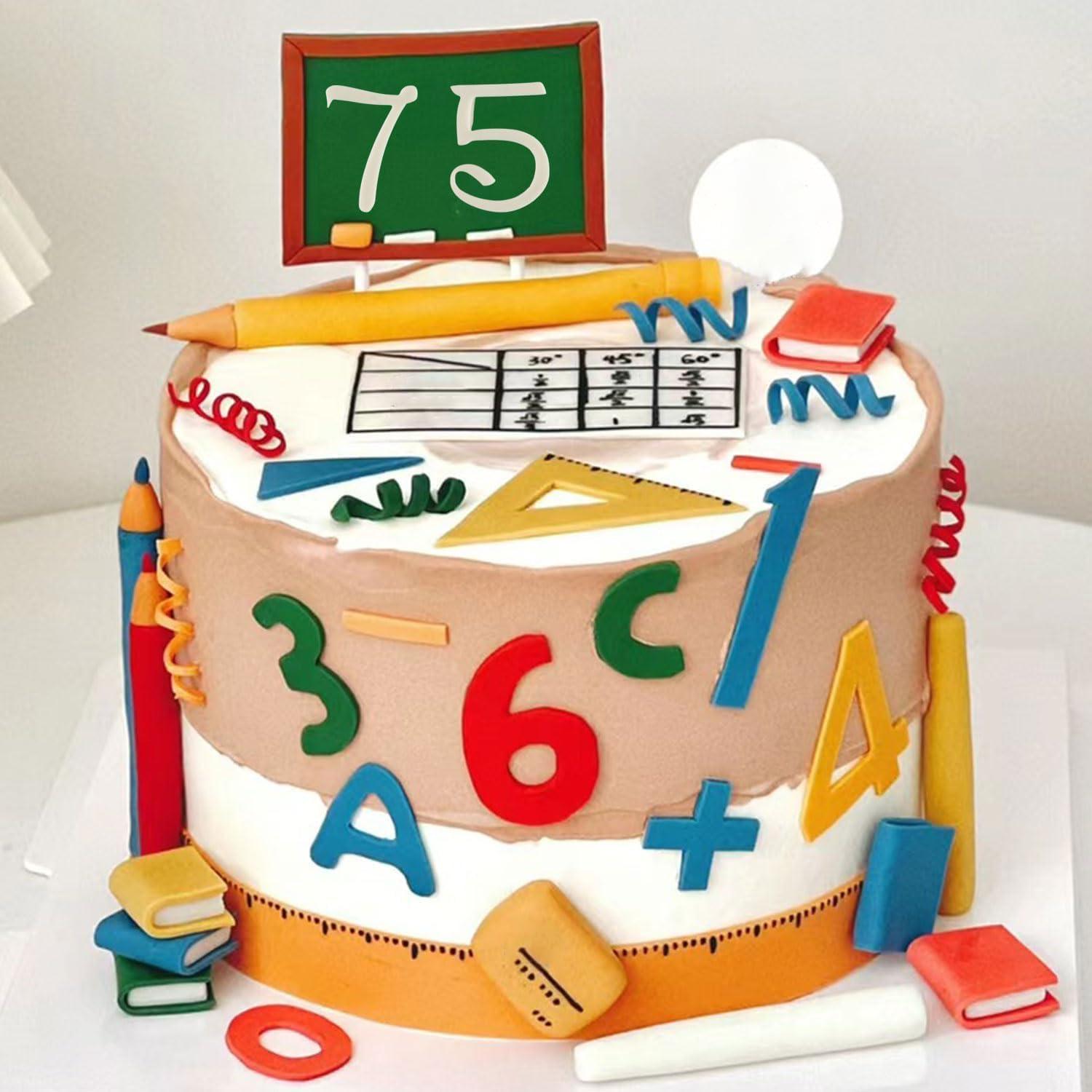 Molde de Silicona para Fondant Números 0-9 YIHUOMOLDS 11.4x6.8cm