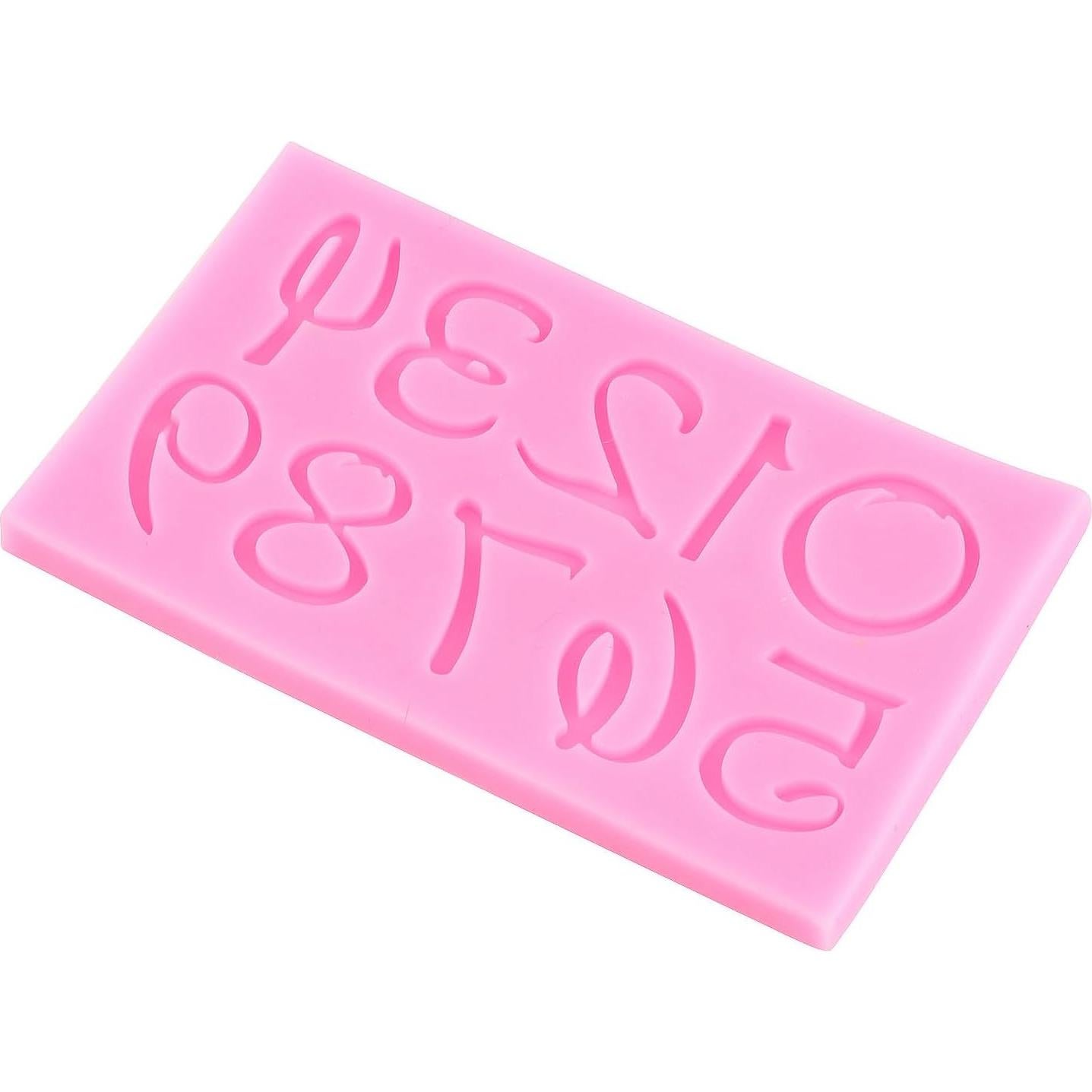 Molde de Silicona para Fondant Números 0-9 YIHUOMOLDS 11.4x6.8cm