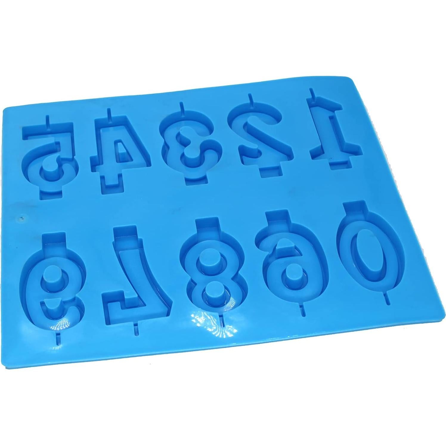 Molde de Silicona para Velas de Números X-Haibei 7.1cm