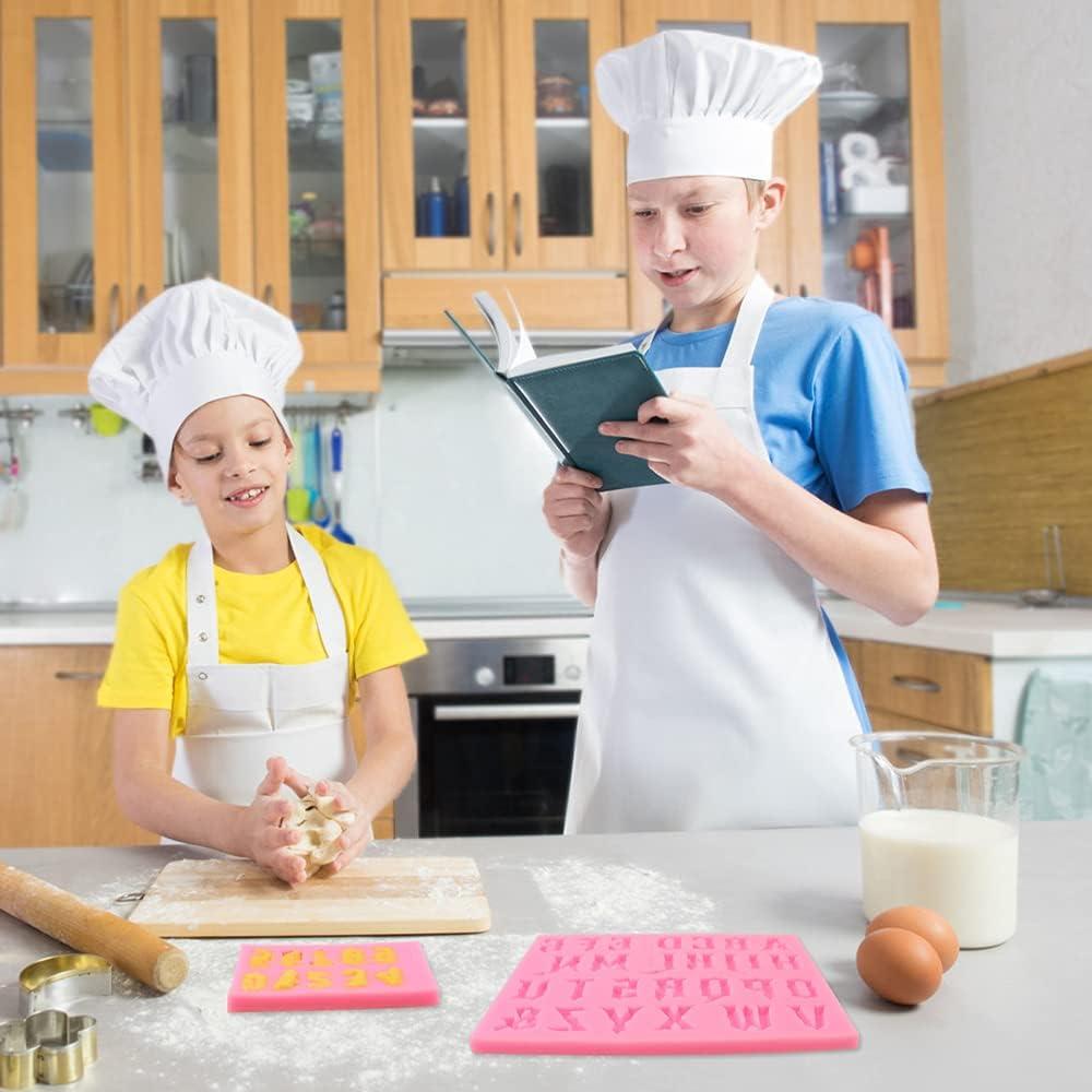 Molde de Silicona Letras y Números Gótico MEIYOUJU AM 2 Pcs