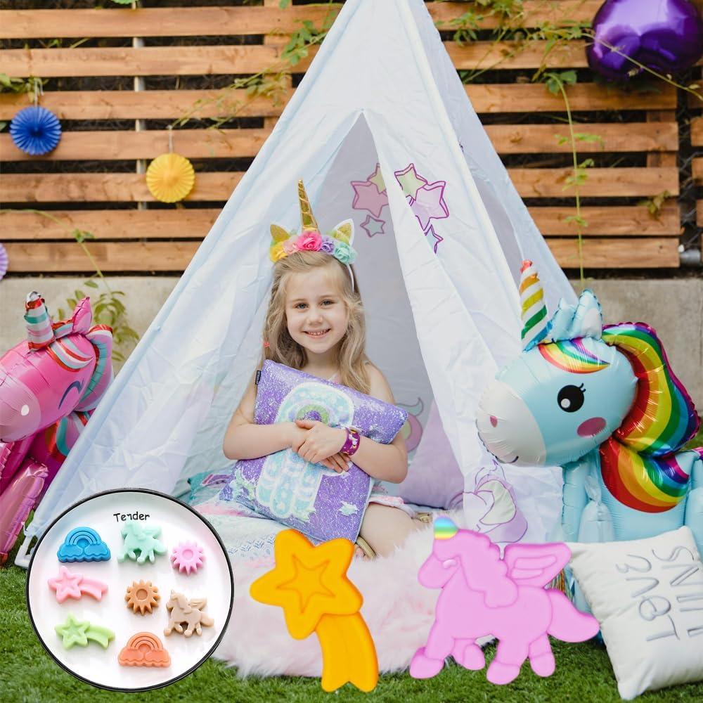 Moldes de Silicona 3D Unicornio BENEKIY - 2 Piezas 8 Cavidades