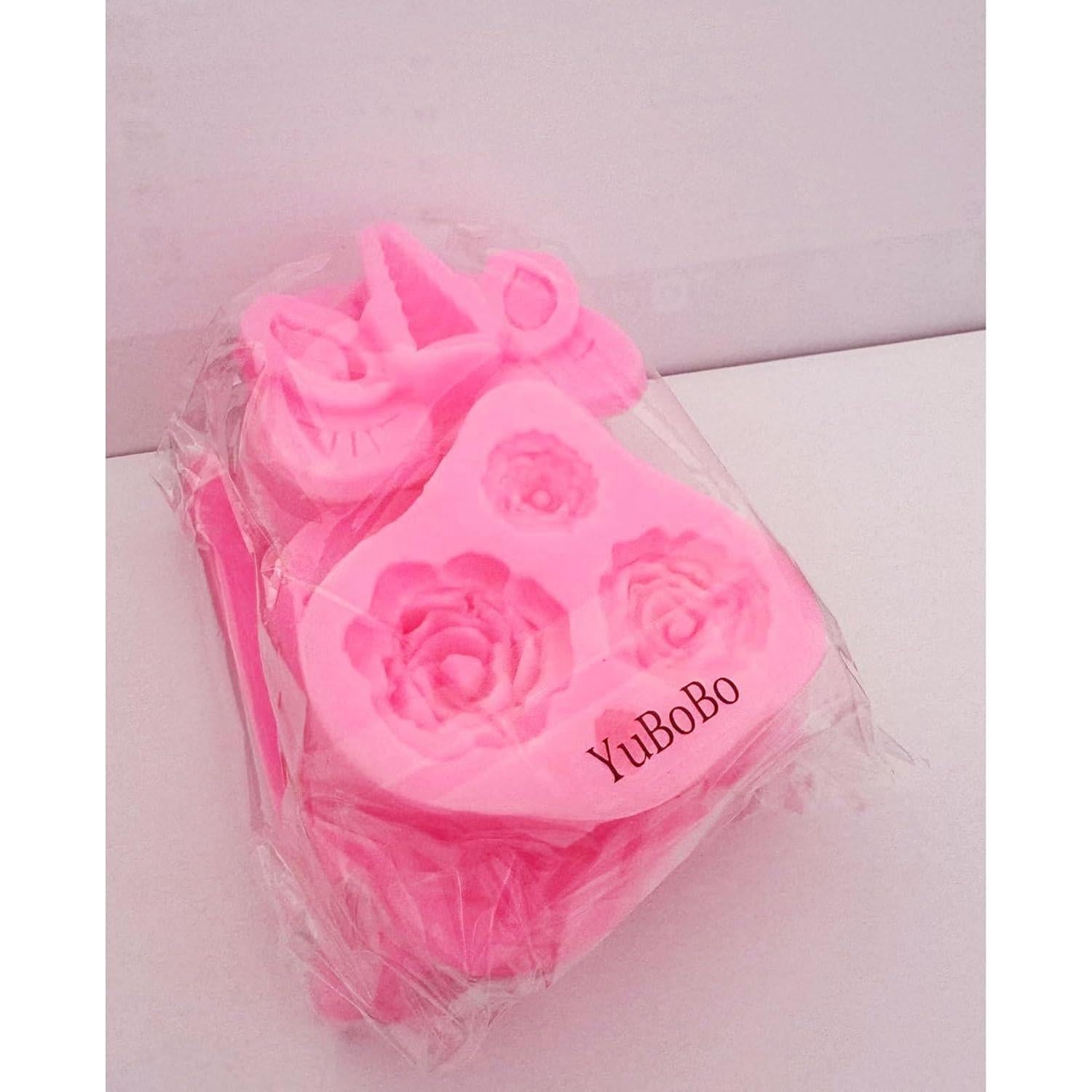 Moldes de Silicona de Unicornio 10 PCS para Pasteles y Manualidades