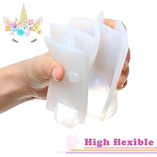 Molde de Silicona 3D Unicornio Patelai para Resina DIY