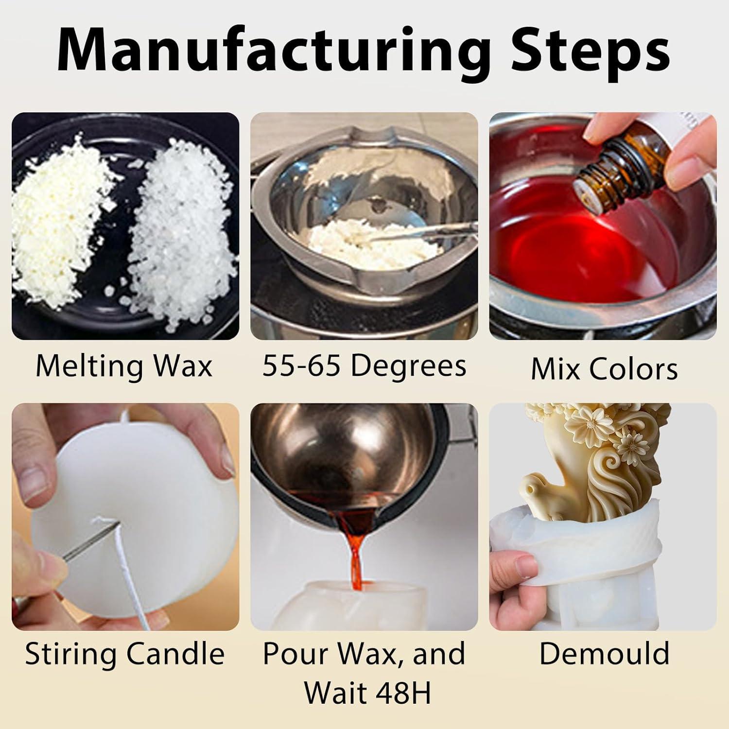 Molde de Vela de Silicona Unicornio CERECO 11.9x3.8x15 cm